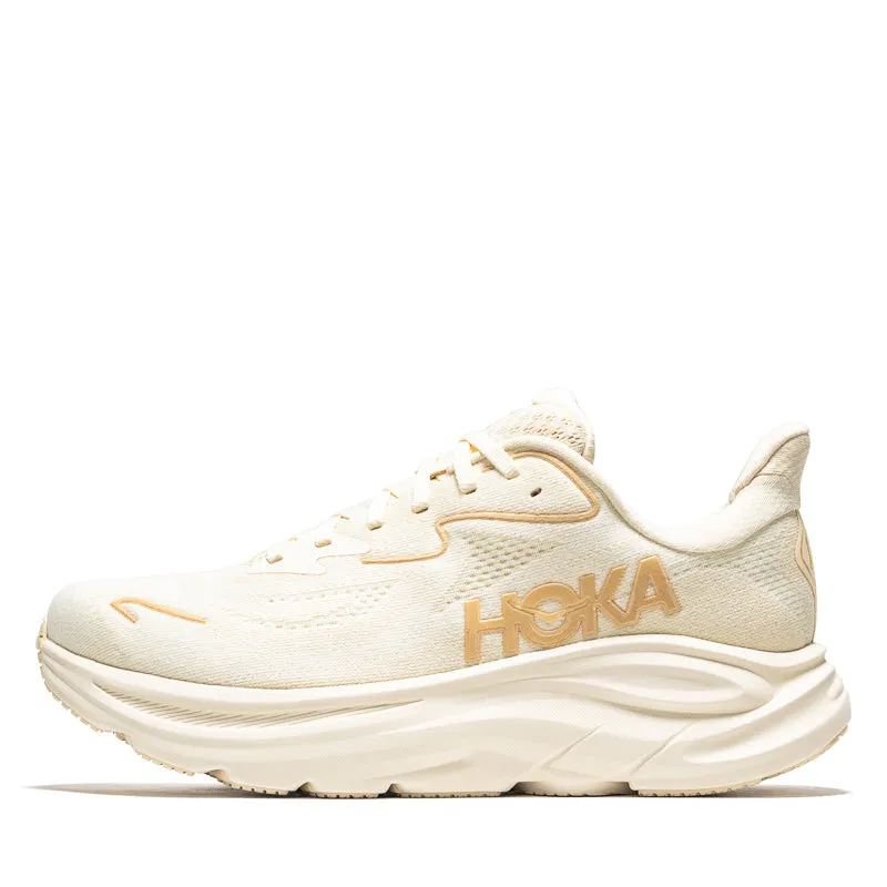 Women's Hoka Clifton 10 - Vanilla/Birch Adaptive Movement Road Fit