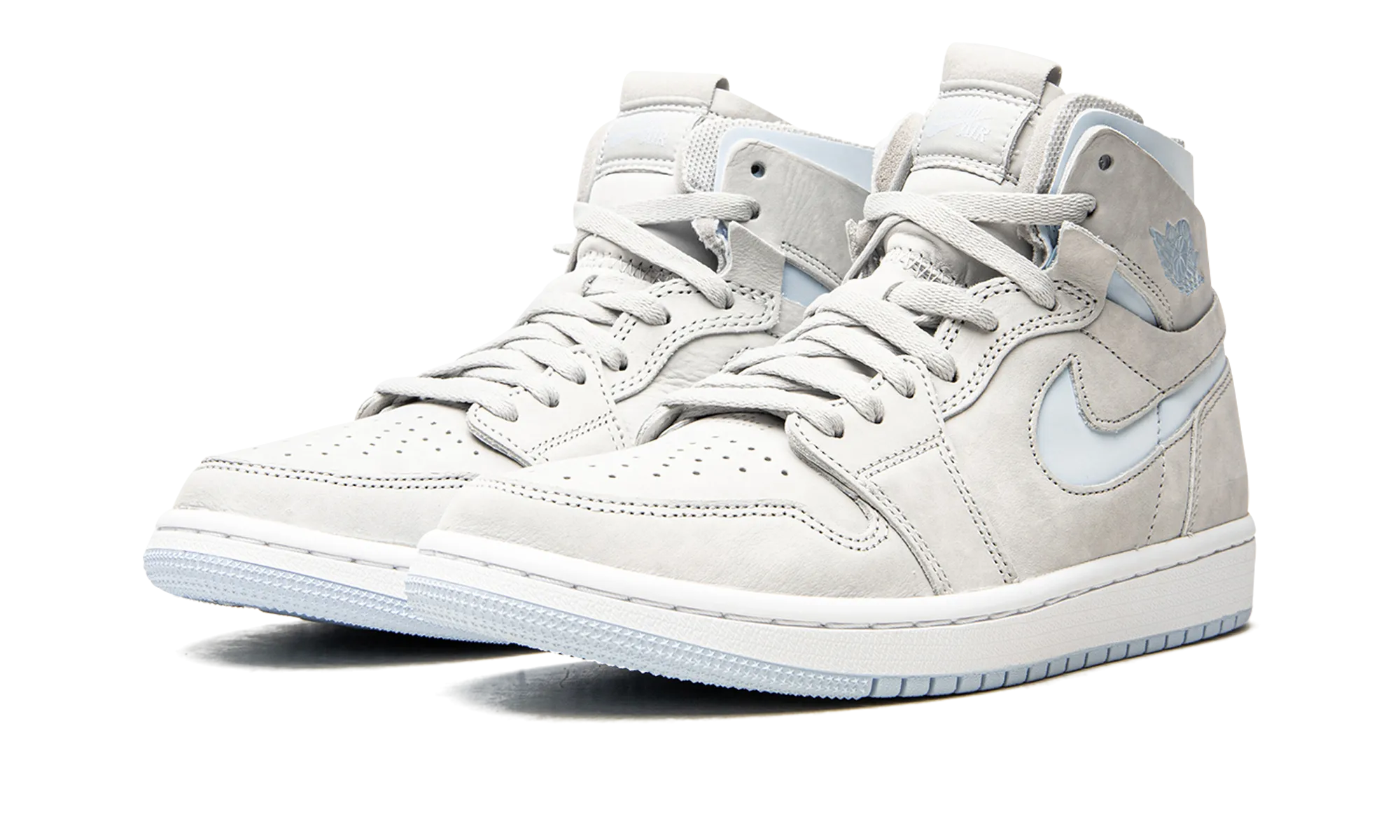 AIR JORDAN 1 HIGH ZOOM CM WMNS "Grey Fog" Shock Diffusing Heel