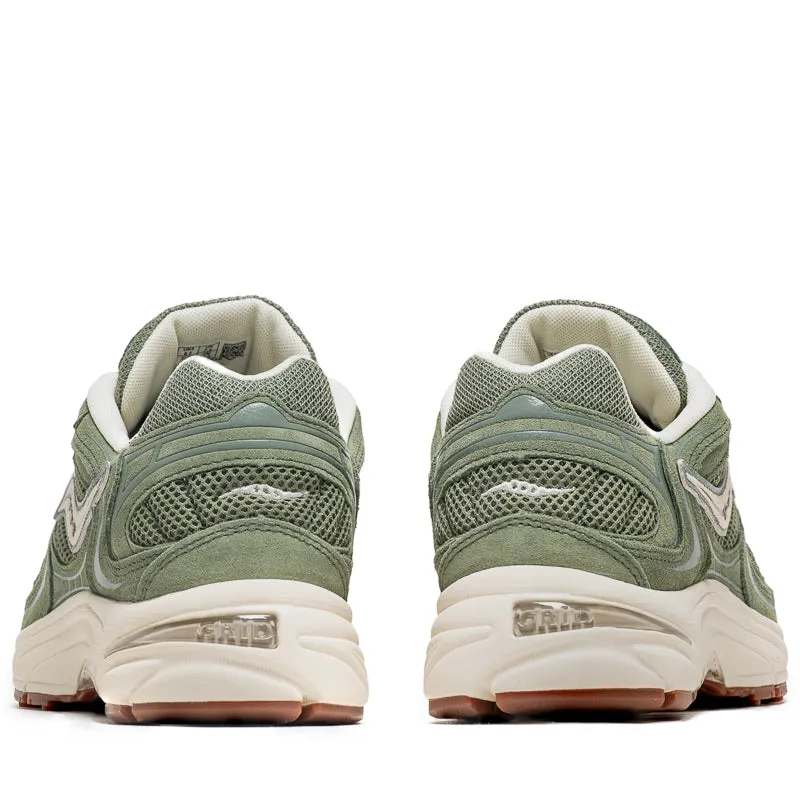Saucony Grid Jazz 9 - Olive/Off White Maximum arch