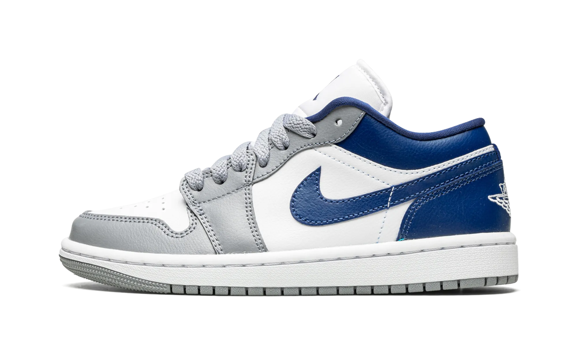 Light Bounce Streamlined ease Air Jordan 1 Low WMNS "Stealth / French Blue"