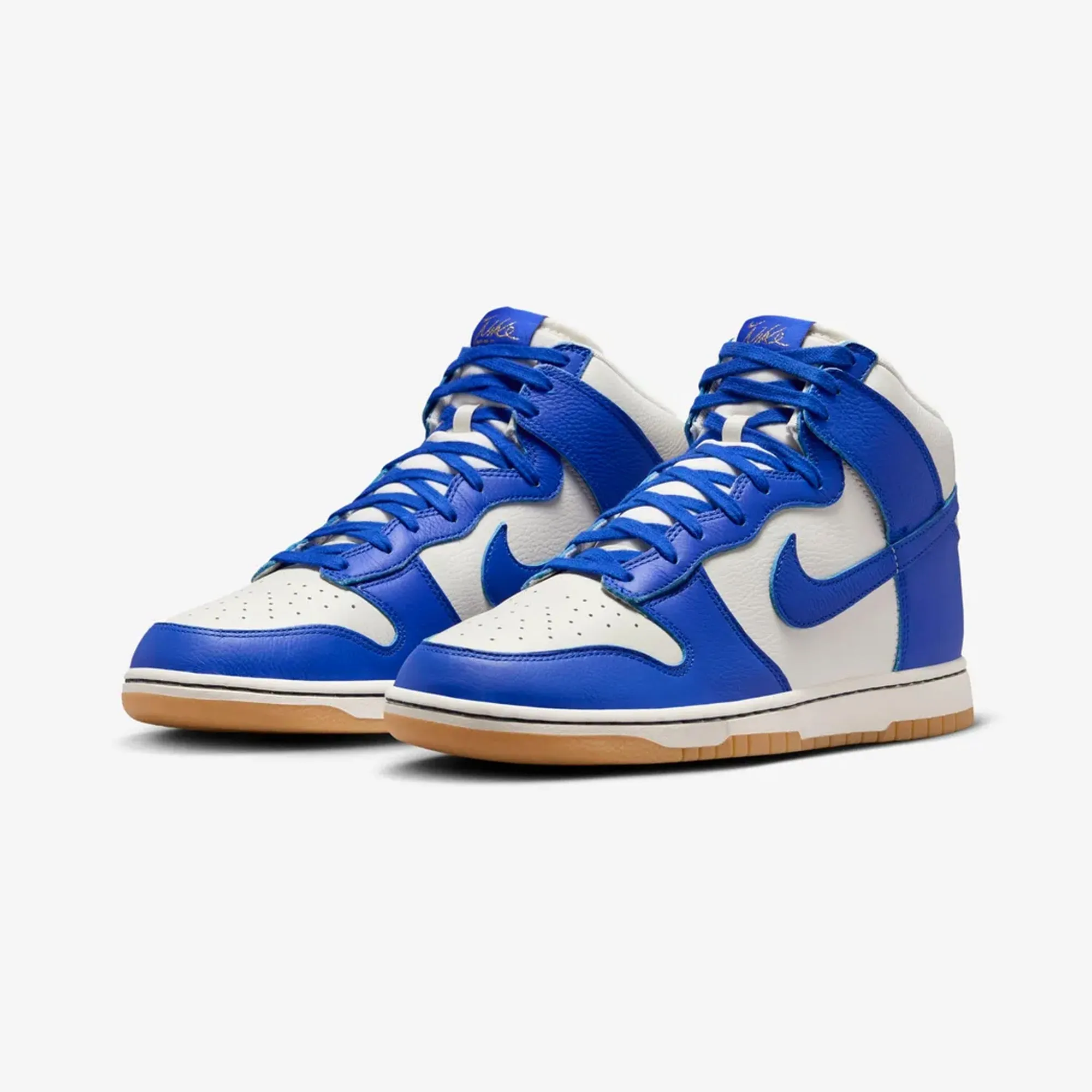 Flex Notch Foot Friendly NIKE | DUNK HIGH RETRO SE { PHANTOM/RACER BLUE-PALE IVORY-GUM YELLOW