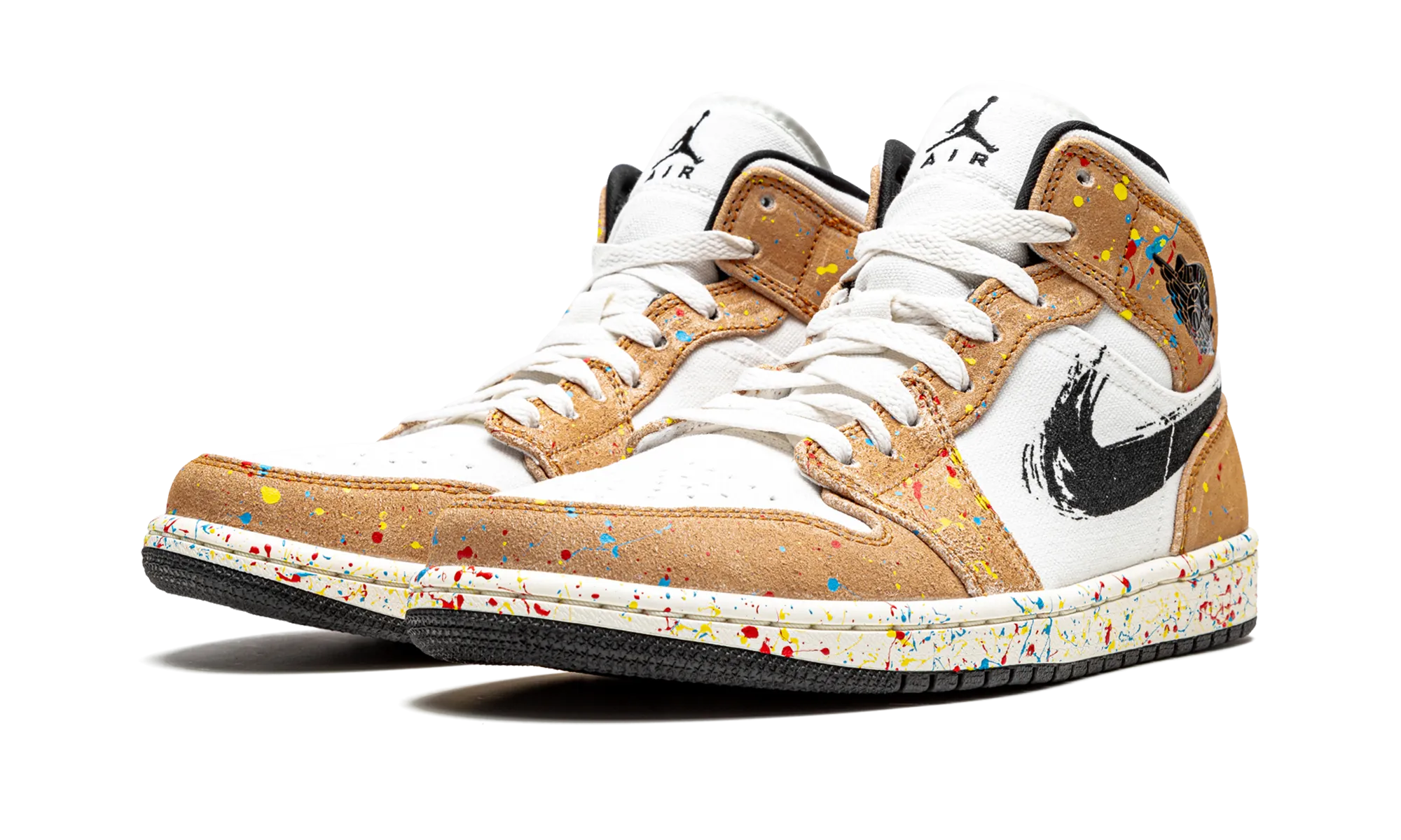 Shock Absorbing Technology Calm Tones Air Jordan 1 Mid SE "Brushstroke"
