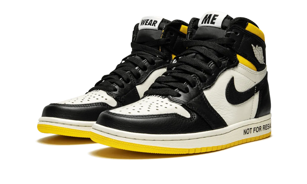 Quick Drying Fabric Air Jordan 1 Retro High OG NRG "Not For Resale"