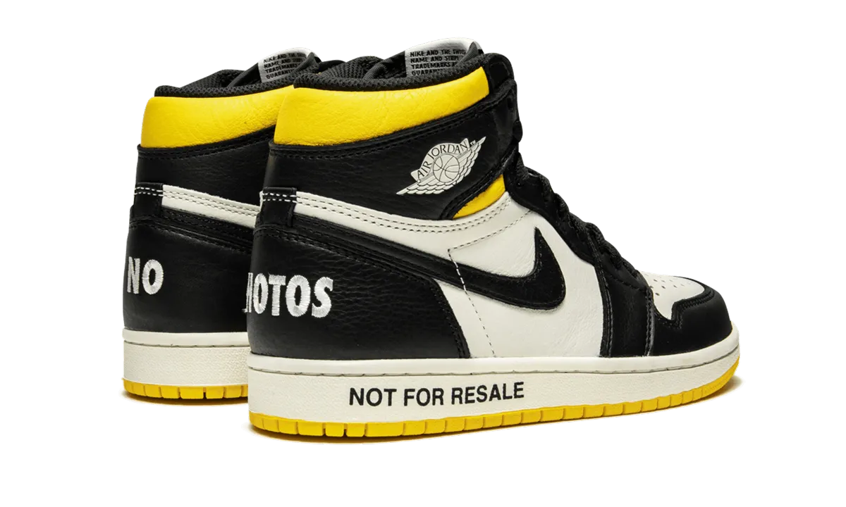 Air Jordan 1 Retro High OG NRG "Not For Resale" Thermoplastic Construction Exclusive Look