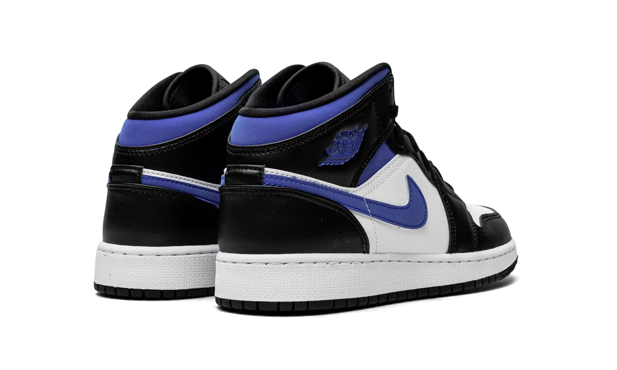 Air Jordan 1 Mid GS "Racer Blue / Black / White" Noise reduction Odor Control Treatment