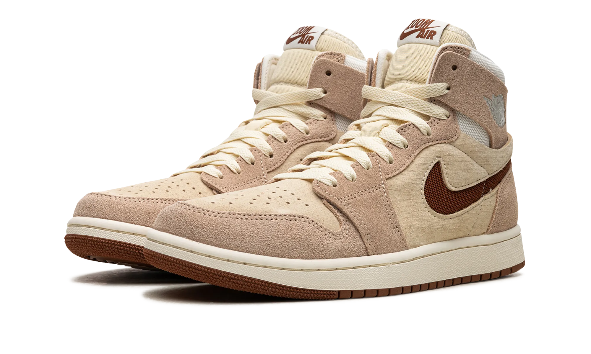 Air Jordan 1 High Zoom CMFT "LEGEND COFFEE" Multi Directional Tread Aerodynamic Shape