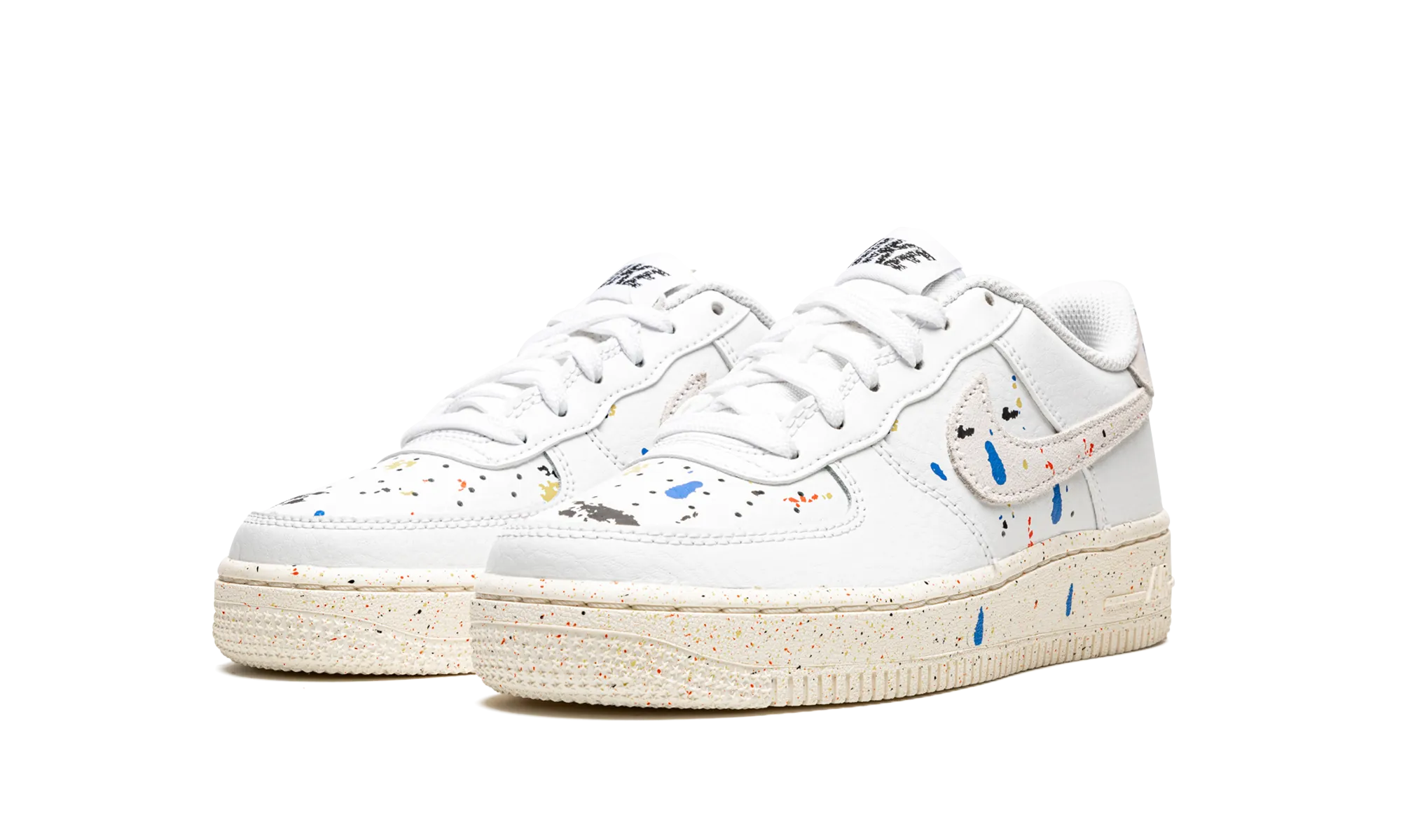 Casual Wear Air Force 1 LV8 3 GS "Paint Splatter - White"