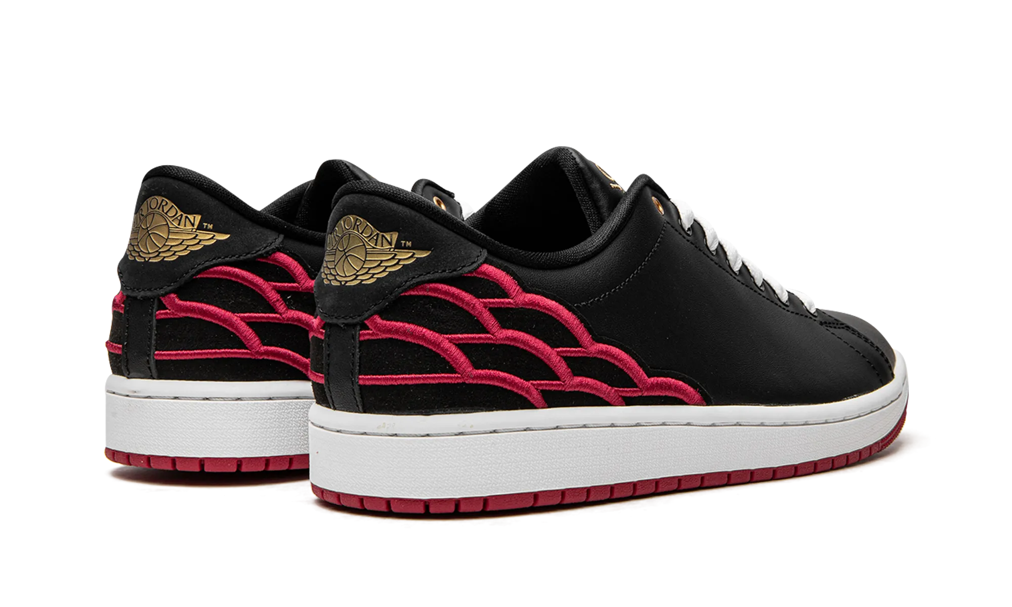 Neutral Stance Support Breath Detail Air Jordan 1 Centre Court "Black/Pink"