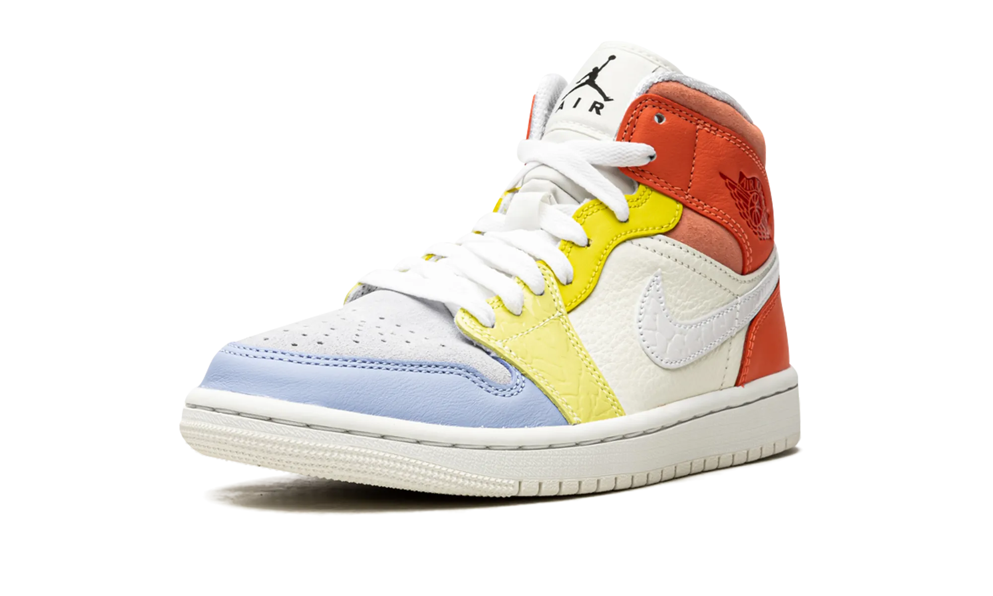 AIR JORDAN 1 MID WMNS "To My First Coach" Slip   On Style Pressure Relief Grooves
