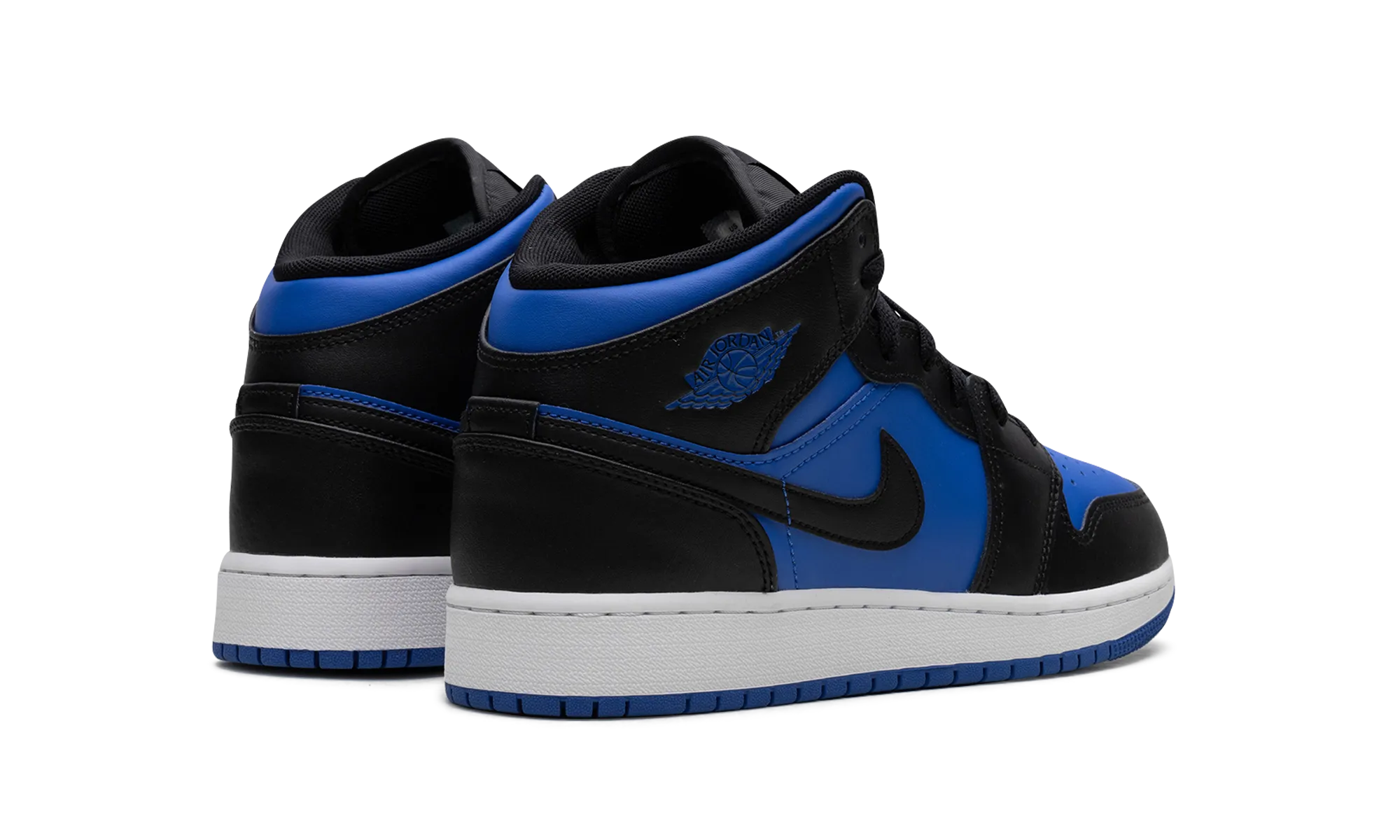 Air Jordan 1 Mid GS "Varsity Royal" Support Sole Road Tested
