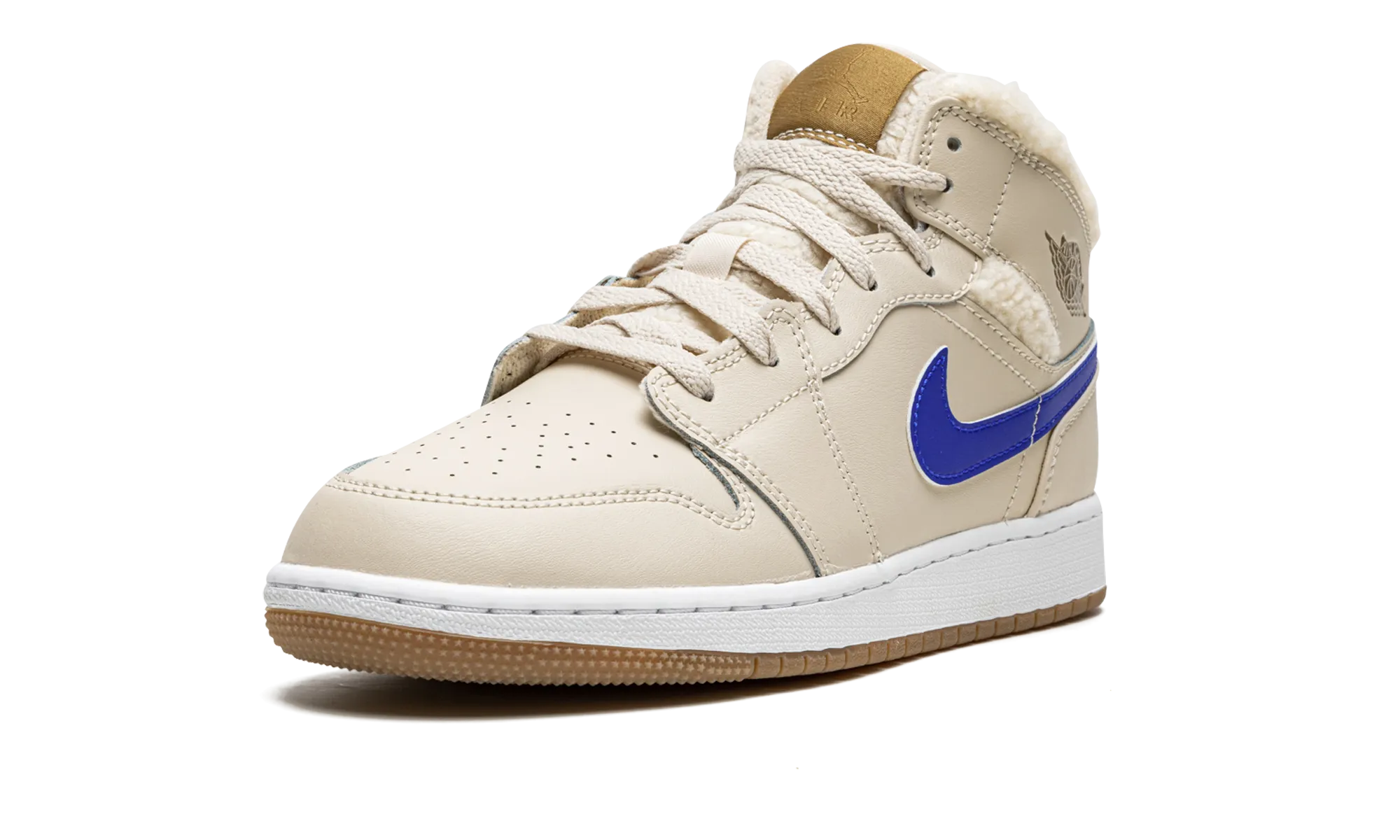 Air Jordan 1 Mid UTL GS "Fleece" Flexible sole construction Running Track