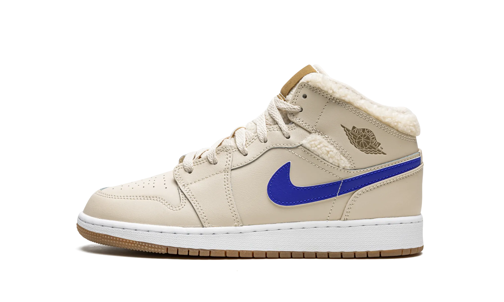 Moisture Wicking Inner Layer Air Jordan 1 Mid UTL GS "Fleece"