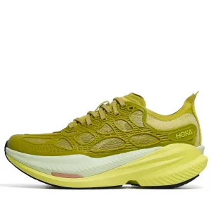 Hoka Mach X Caged - Pea Green/Hoka Citrus High Ankle