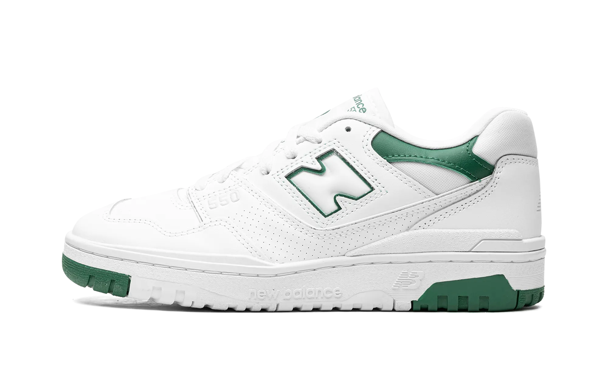 550 "White / Classic Pine" mid - range running shoes