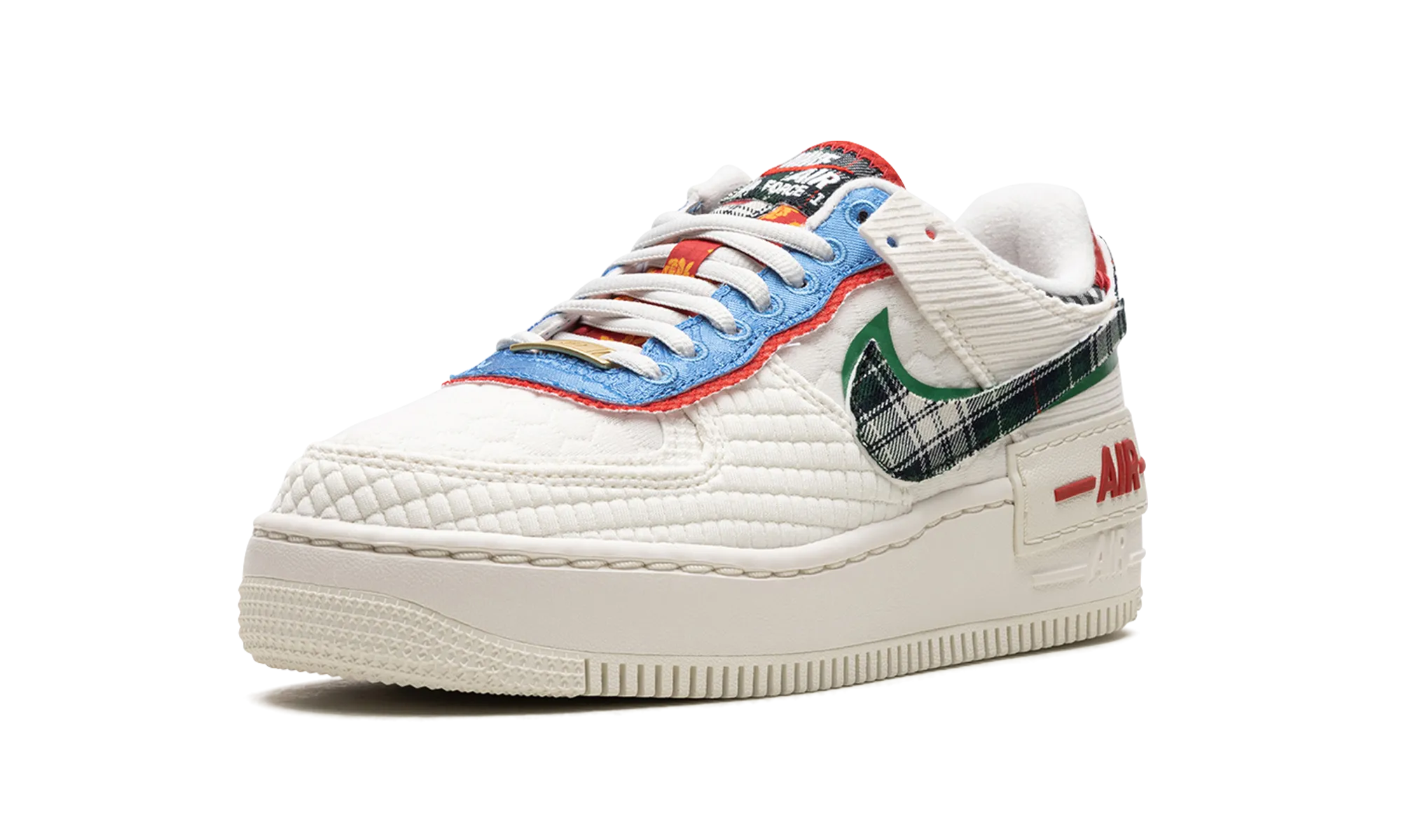 Outdoor Ride Reinforced Seams NIKE AIR FORCE 1 SHADO WMNS "Multi-Material"
