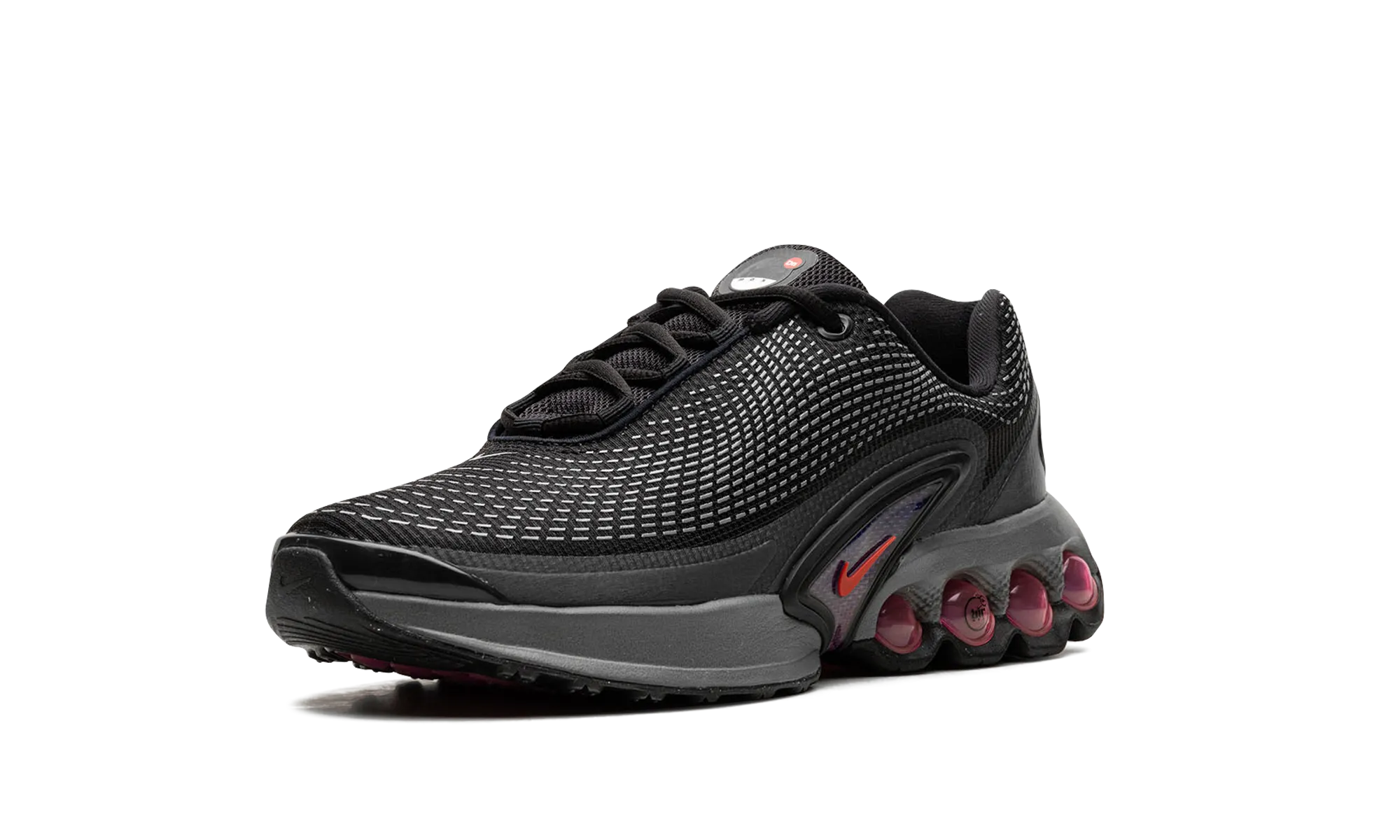 Air Max Dn GS "All Night" indoor running shoe features thick - sole shoes