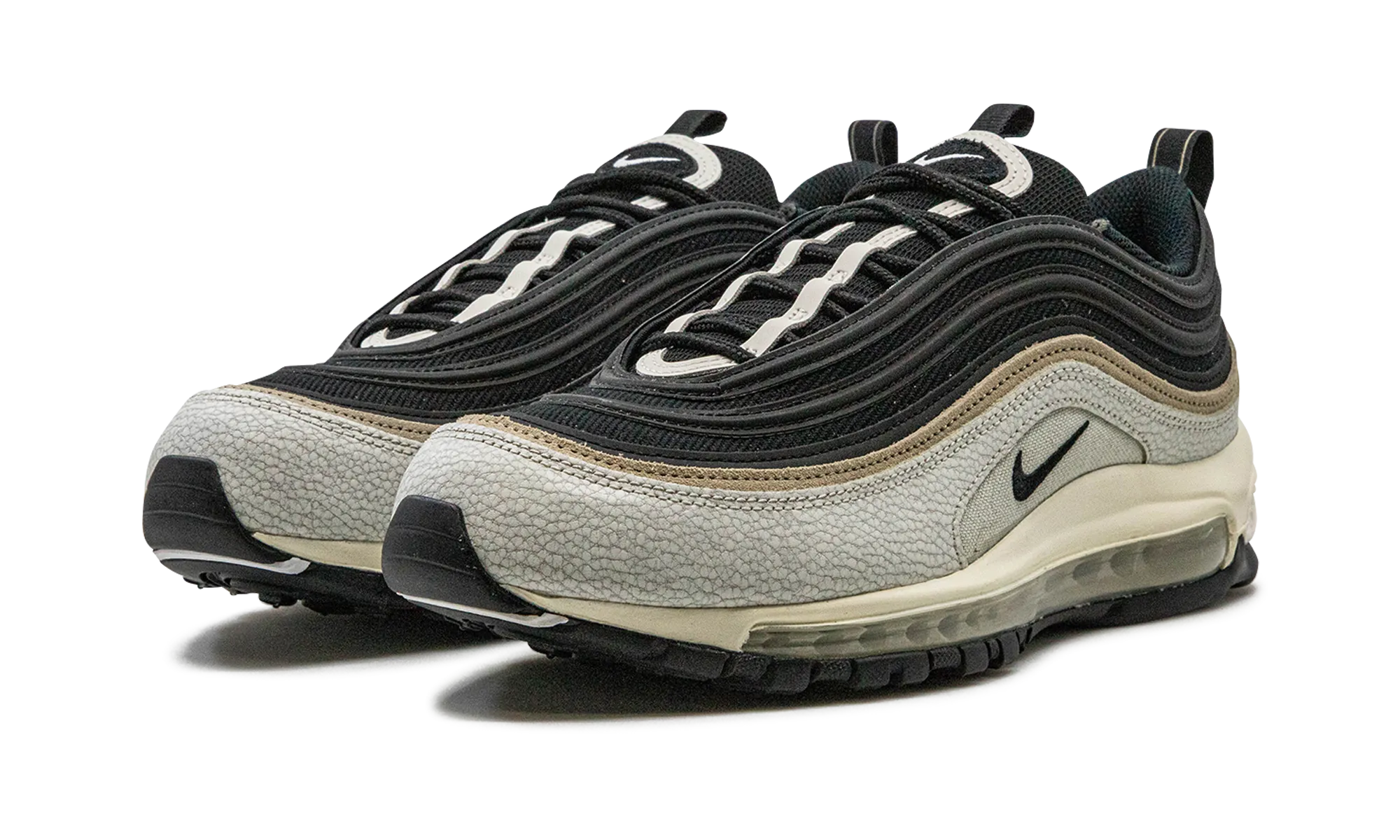 Air Max 97 "Light Bone / Khaki / Black" premium - quality shoes streamlined look