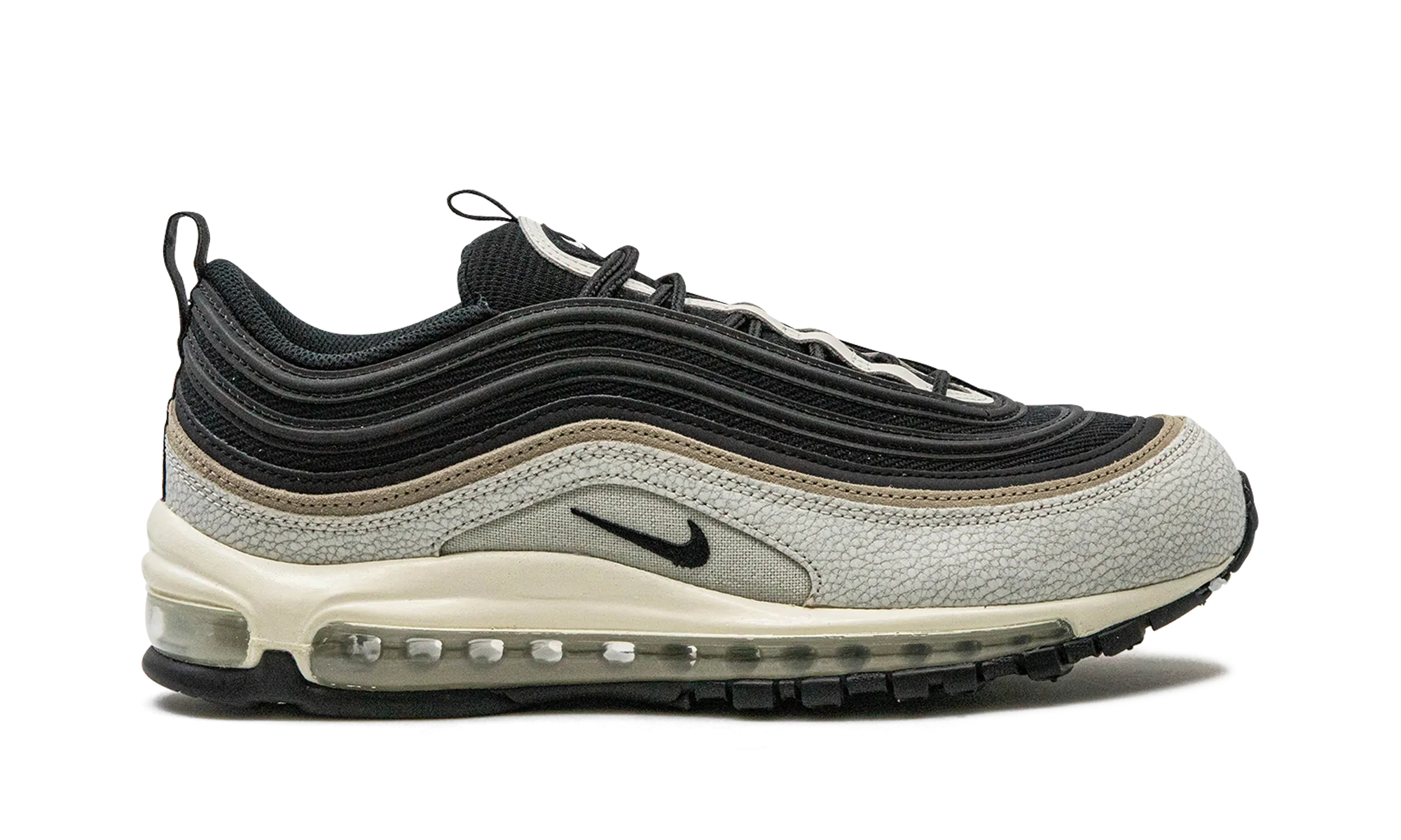 Air Max 97 "Light Bone / Khaki / Black" Community Support fire - department - training running shoes