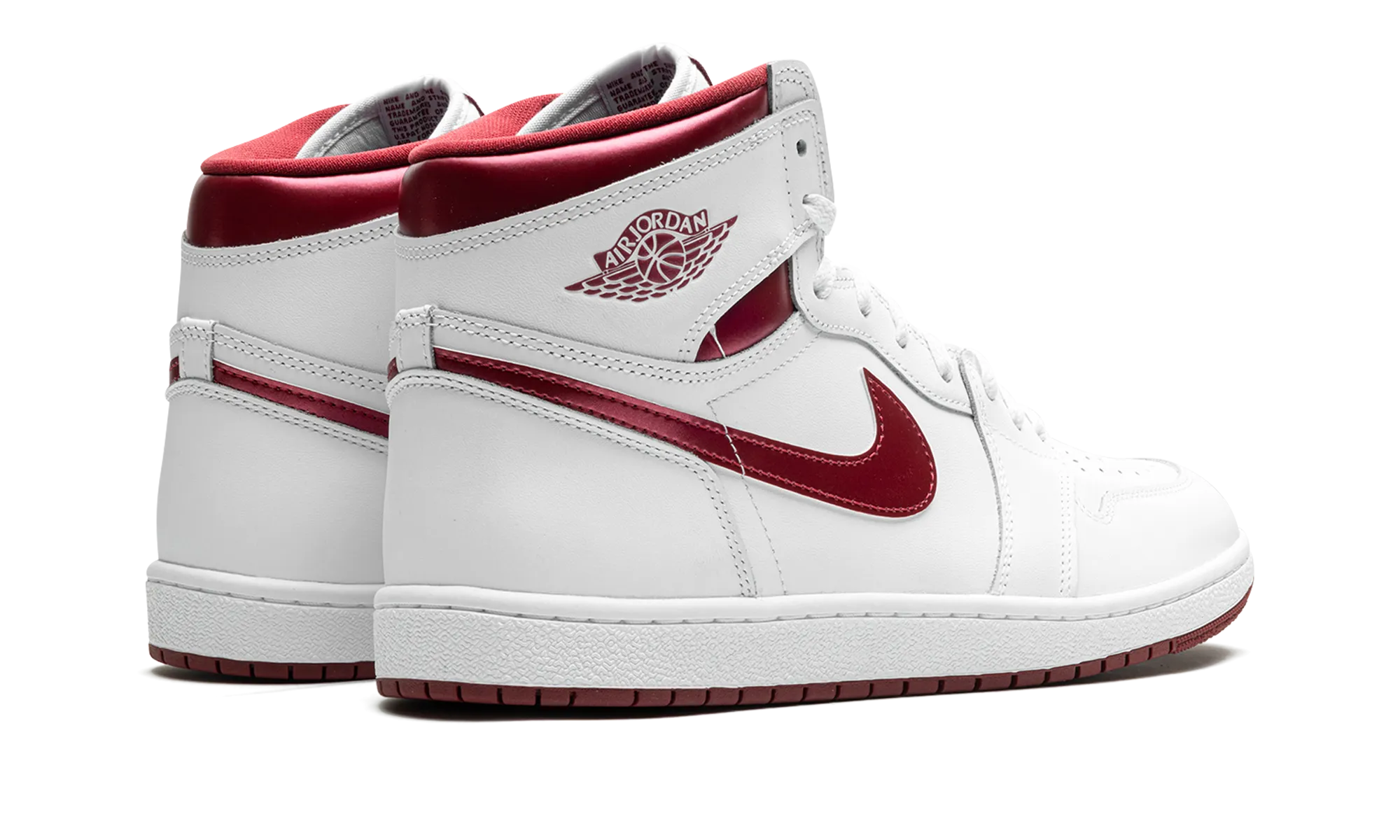 Air Jordan 1 High '85 "Metallic Burgundy" Sleek Finish