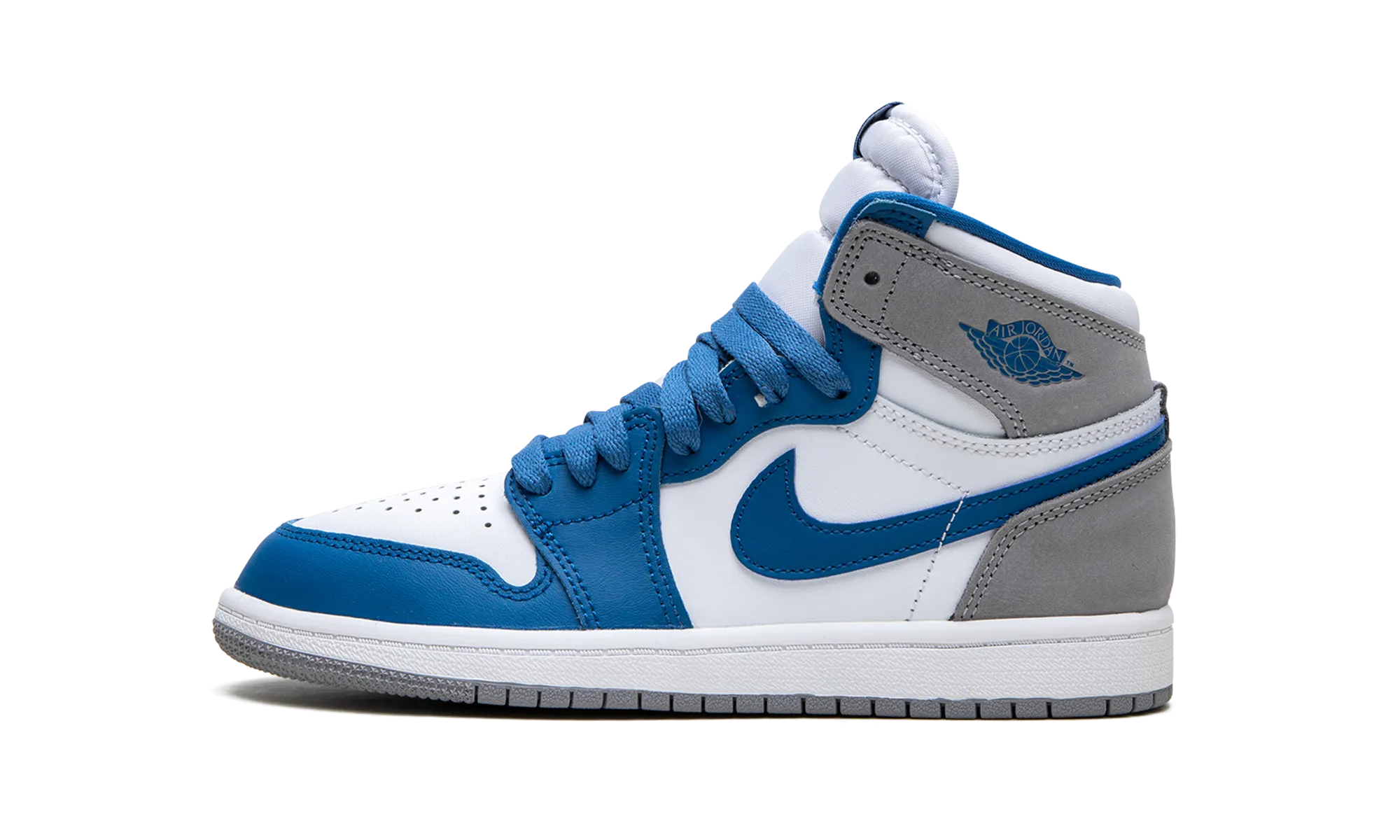Air Jordan 1 Retro High OG PS "True Blue" Bonded seams Glam shock absorption