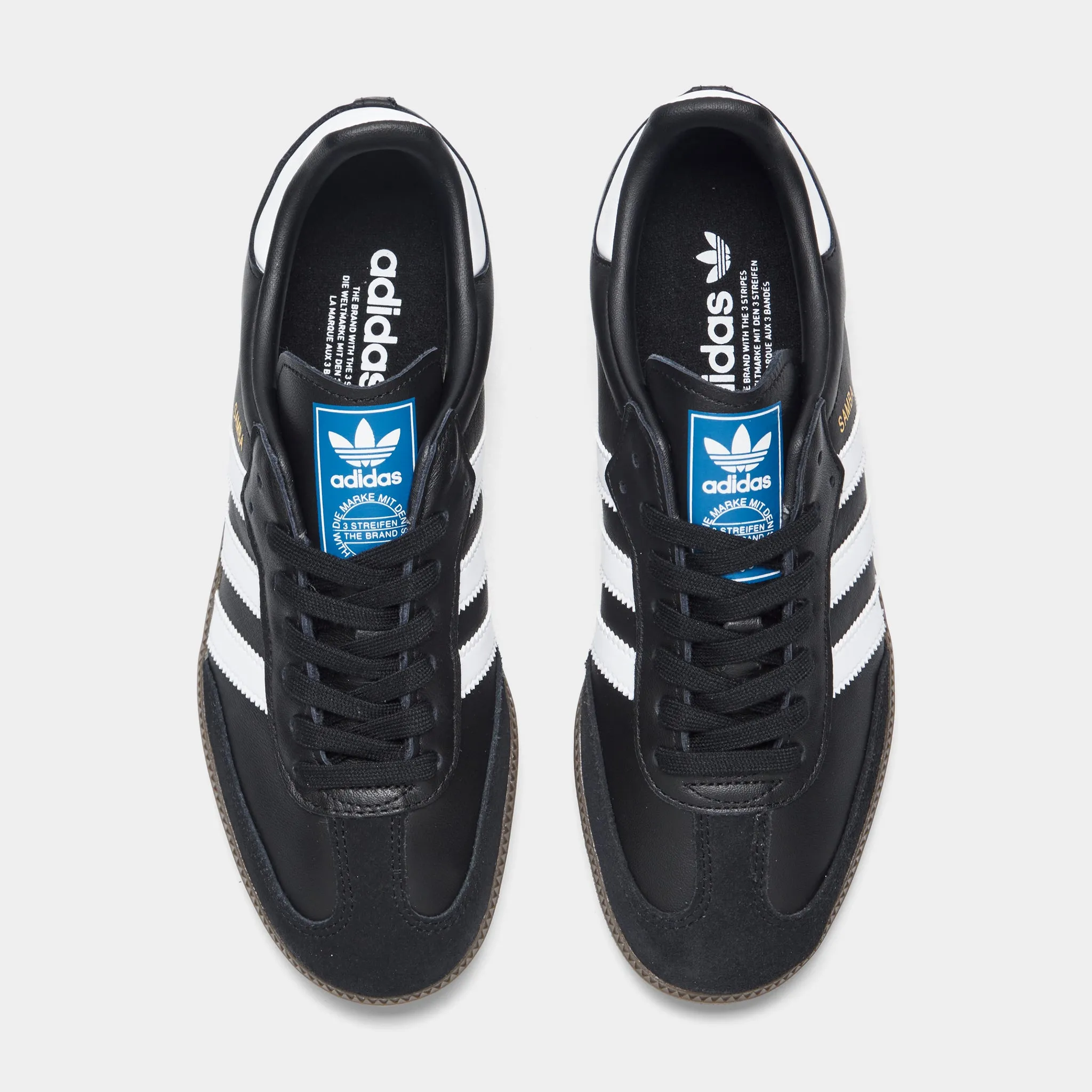Layered Cushioning System Foot Style adidas Originals Women's Samba OG Core Black / White - Clear Granite