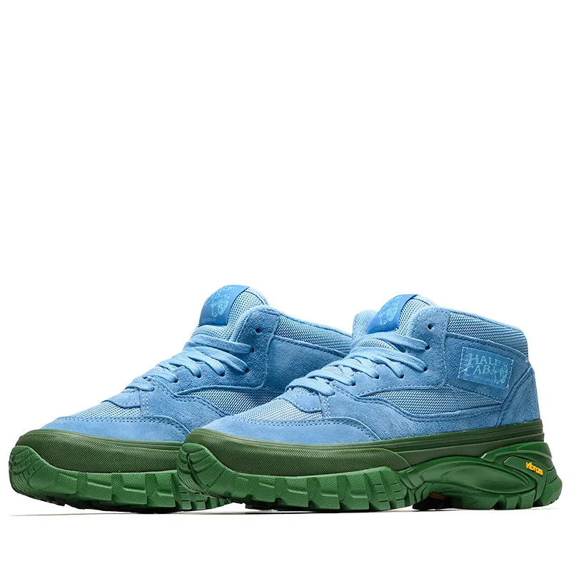 Compact Fit Ergonomic Heel Cup Design Vans OTW Half Cap 33 Trail Vibram - Heritage Blue/Fairway