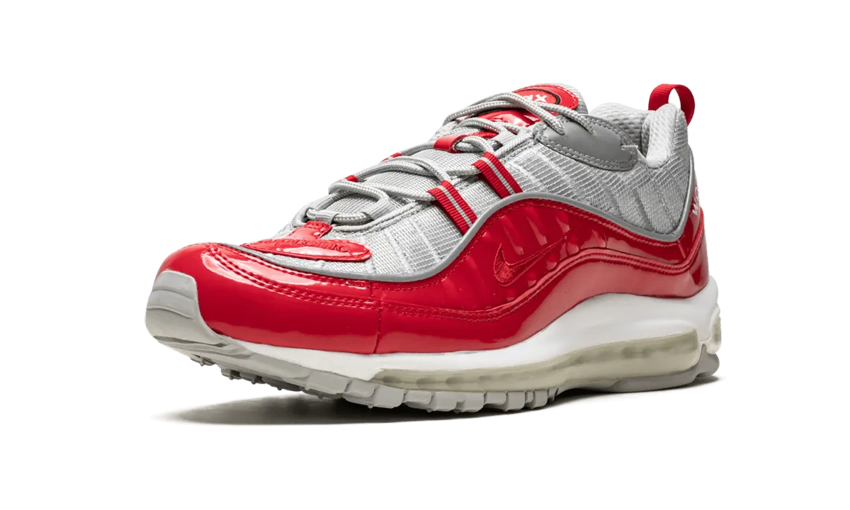 Air Max 98 "Supreme - Red" portable shoes Cushioned Step