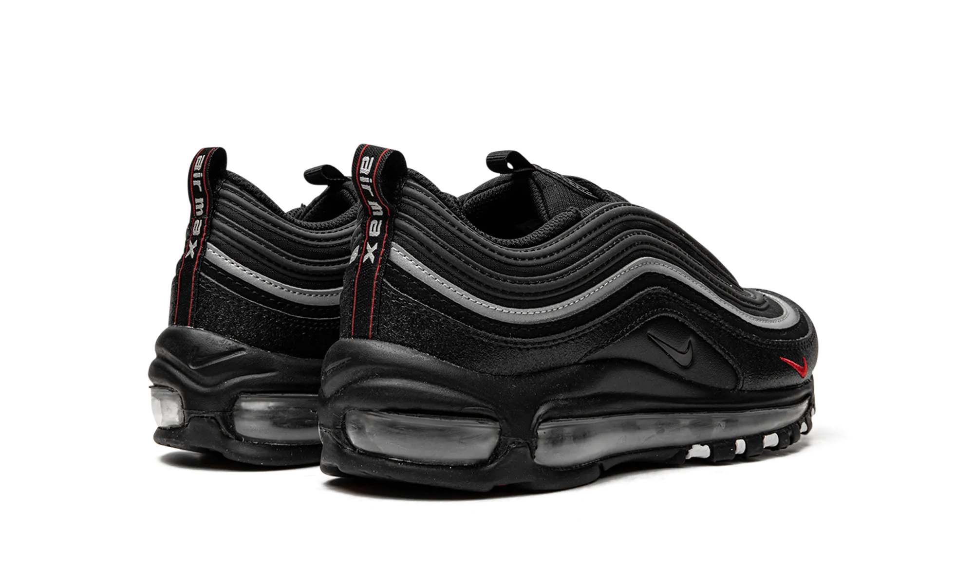 Arch Support Design Footbed Relief Air Max 97 "Black Silver Red (GS)"