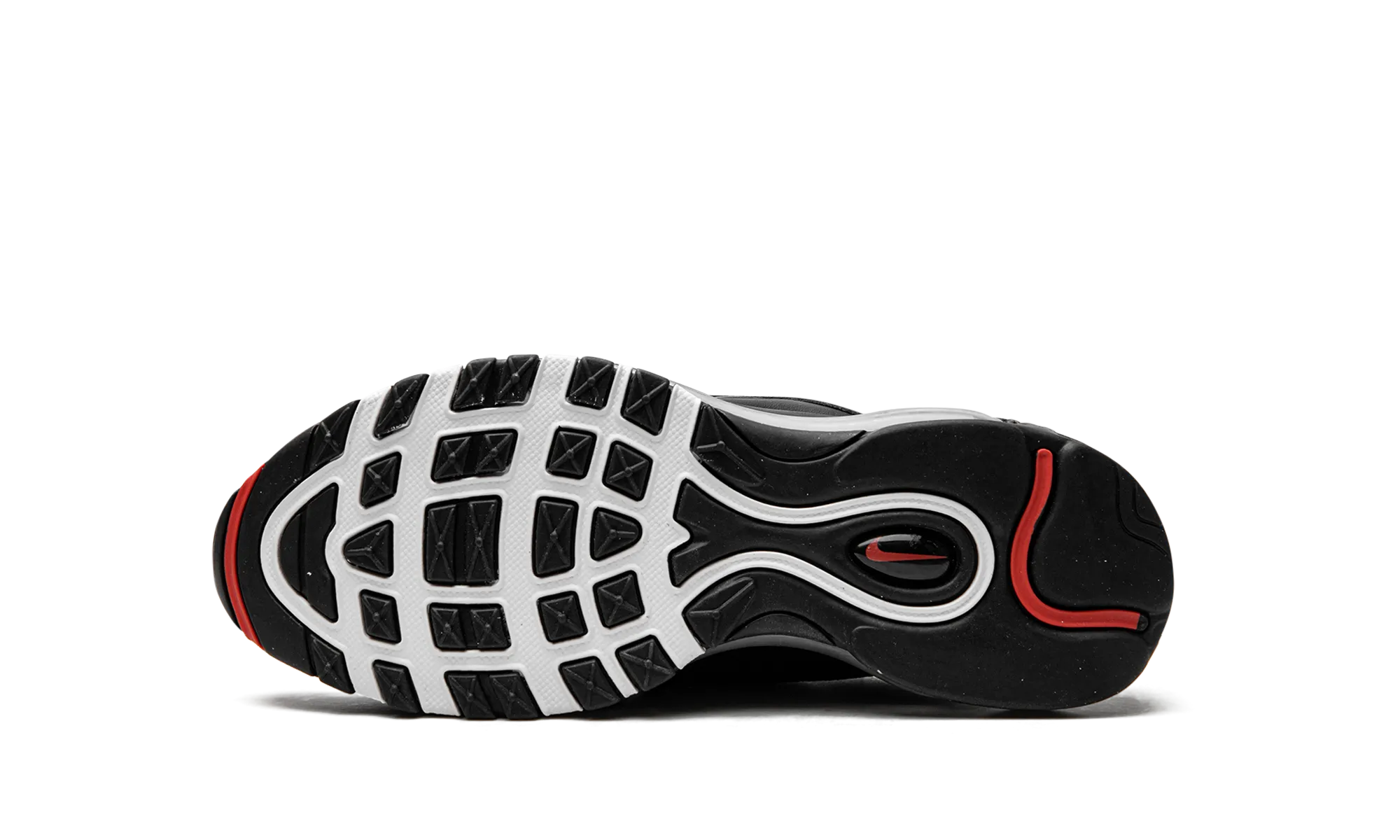 Air Max 97 "Black Silver Red (GS)" LightReflective low - cut