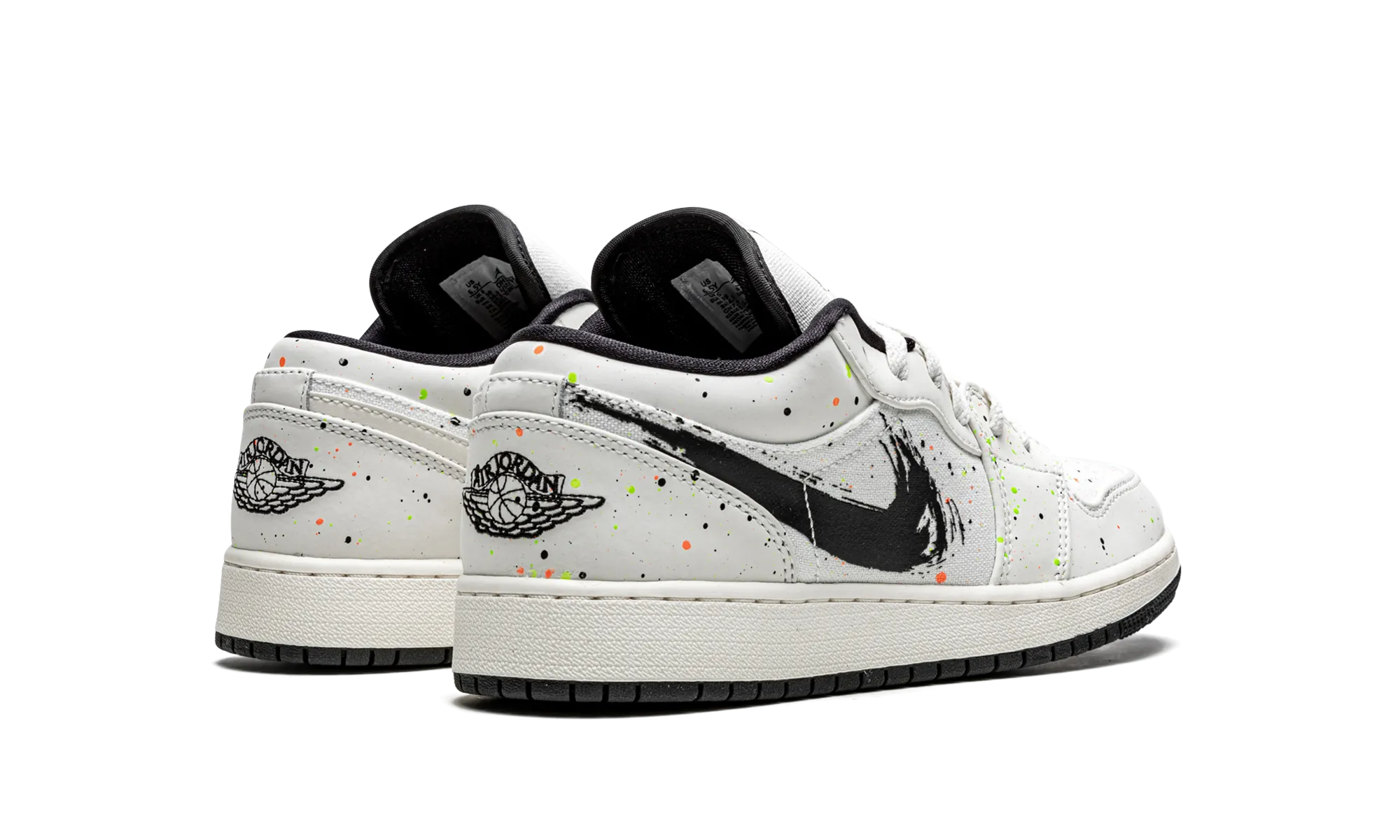 Reliable stability Airflow Mesh Panels Air Jordan 1 Low SE GS "Paint Splatter"