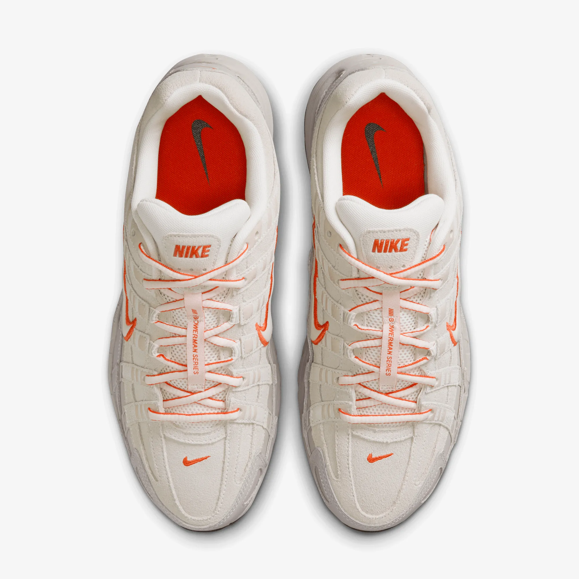 NIKE | P-6000 PRM { PHANTOM/PICANTE RED-COLLEGE GREY-BLACK Micro Grip Tread Pattern