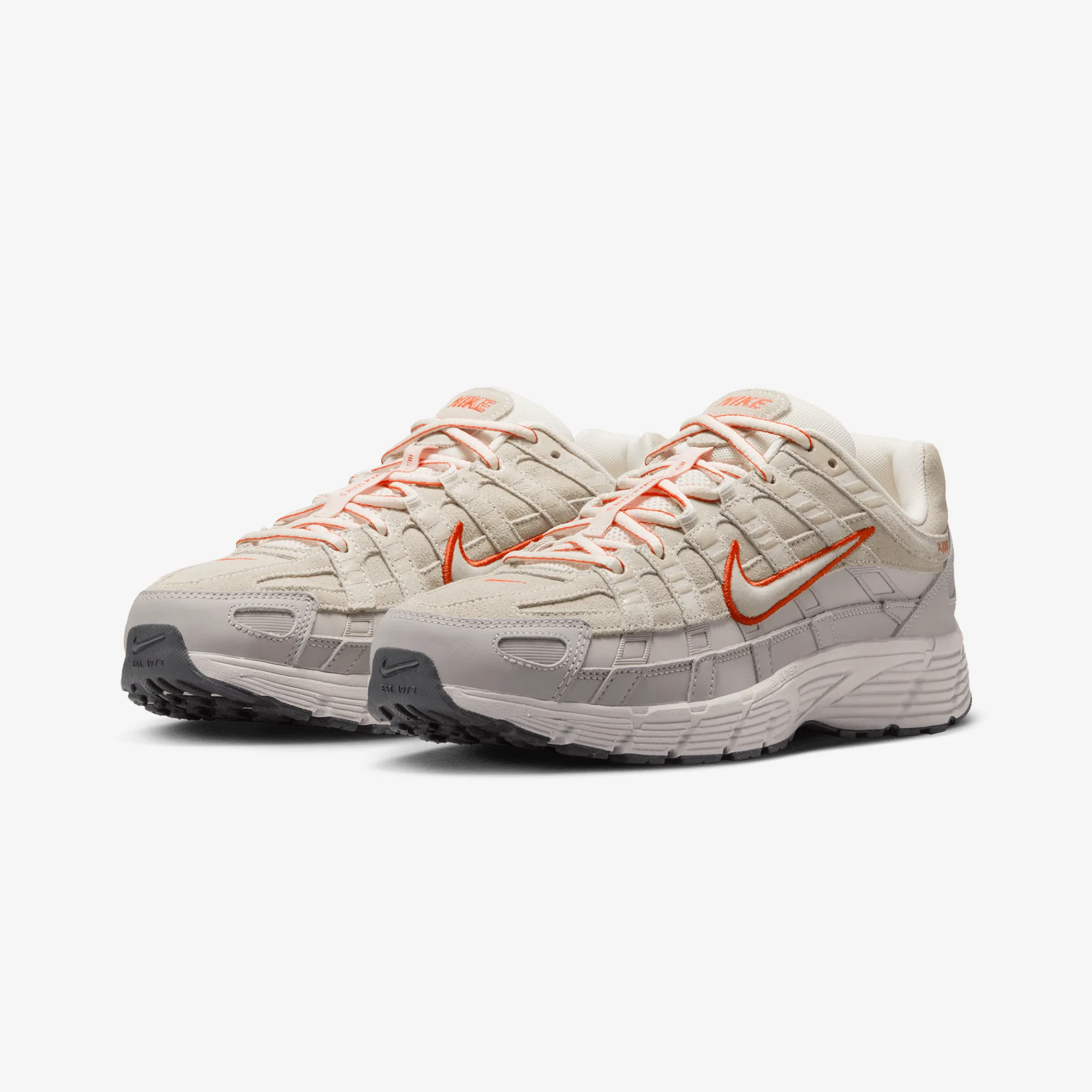 Thermoregulating Insulation Comfortable Walk NIKE | P-6000 PRM { PHANTOM/PICANTE RED-COLLEGE GREY-BLACK