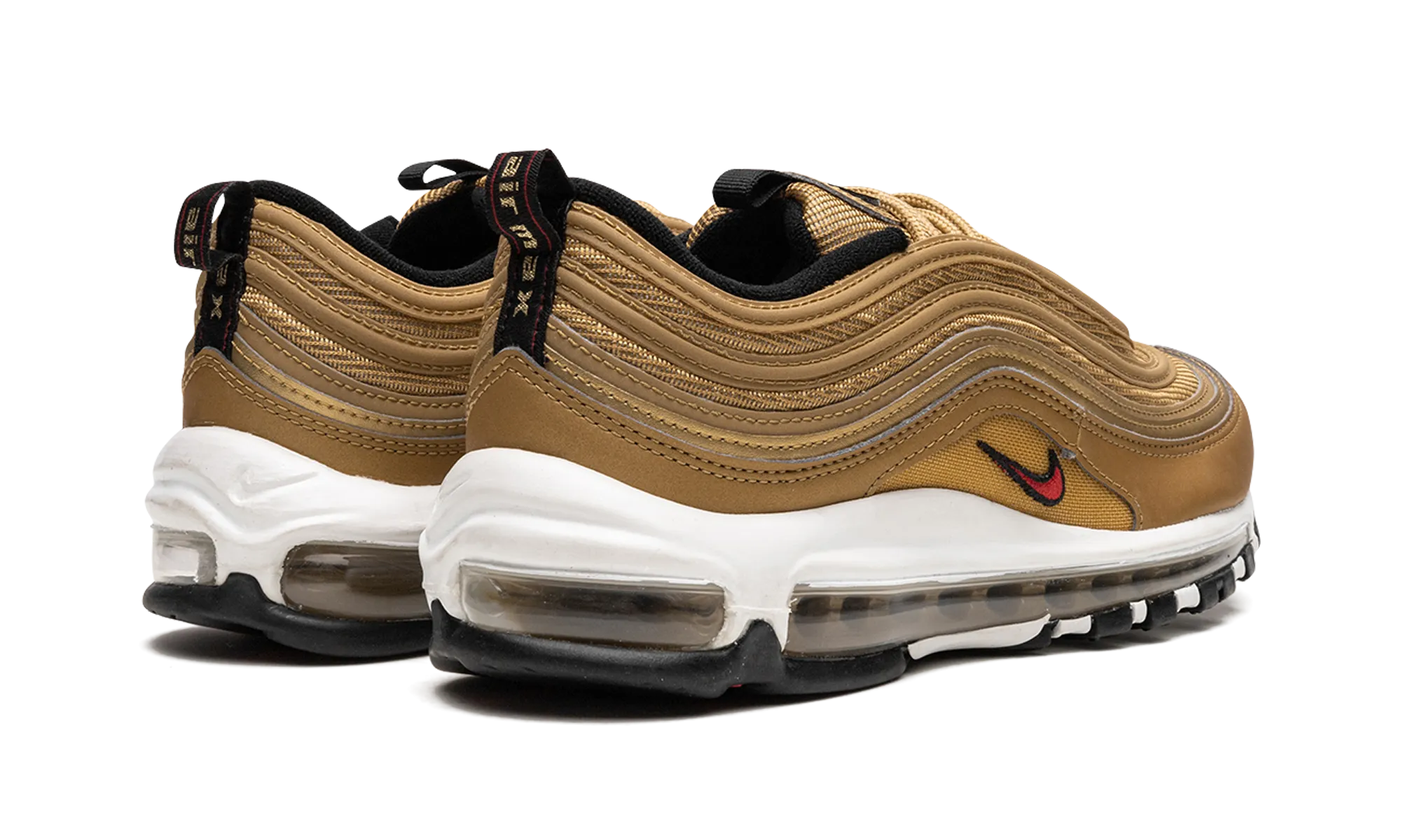 Leather Upper AIR MAX 97 OG MNS WMNS "Gold Bullet"