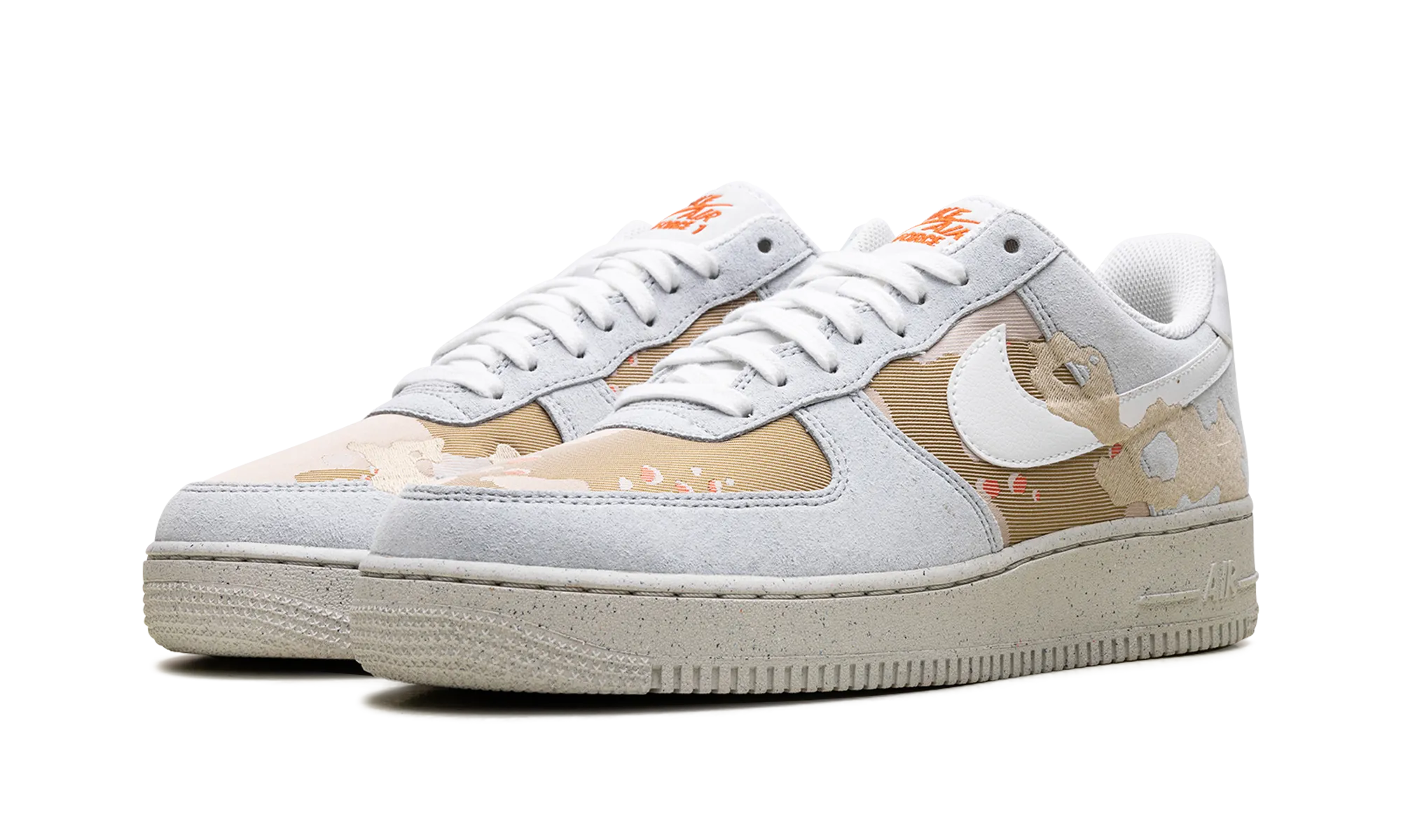 Air Force 1 '07 LX "Embroidered Desert Camo" Travel Light All Terrain Comfort