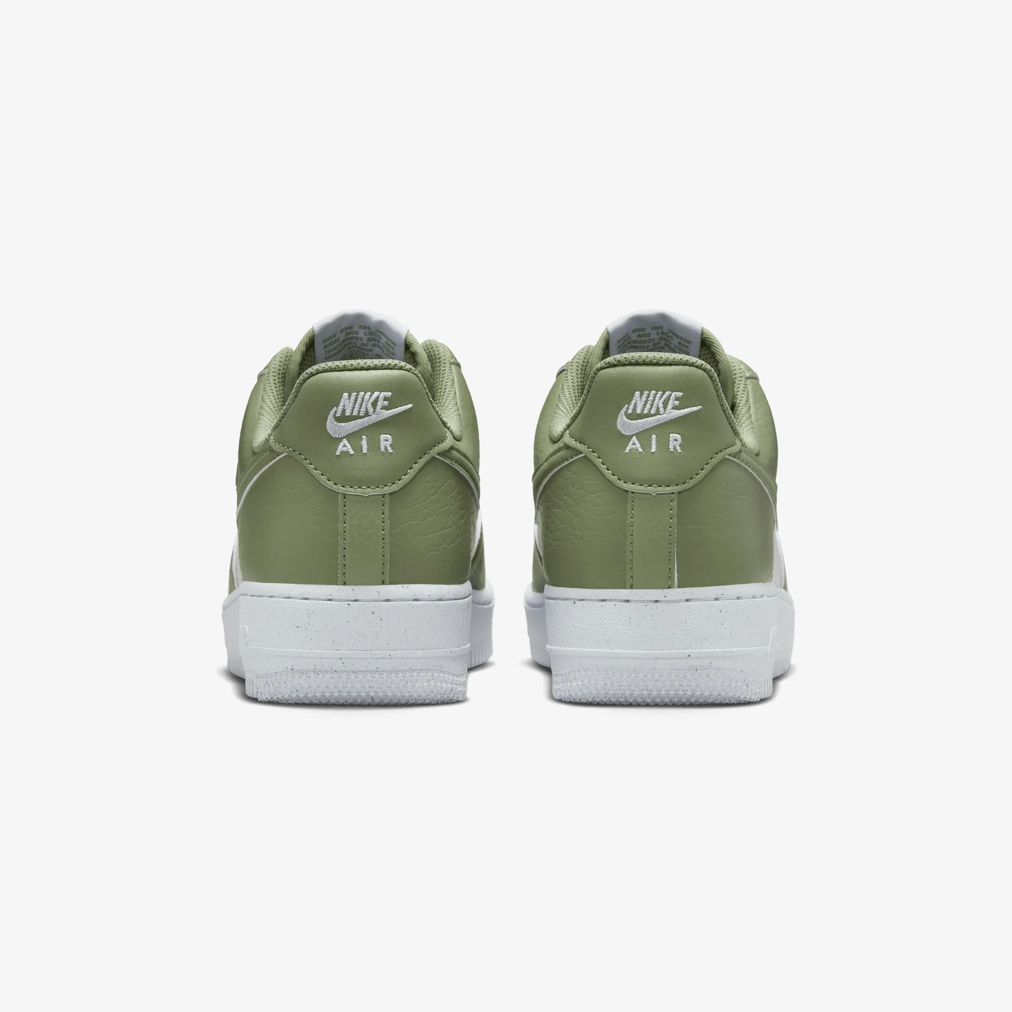 NIKE | AIR FORCE 1 '07 NEXT NATURE { WHITE/OIL GREEN-WHITE Ankle Hugging Design Dynamic piece