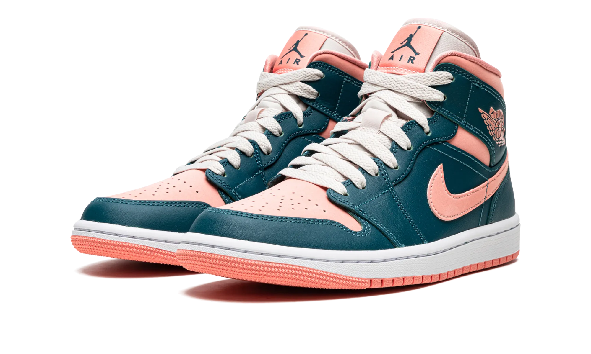 Trending Style AIR JORDAN 1 MID WMNS "Dark Teal Green"