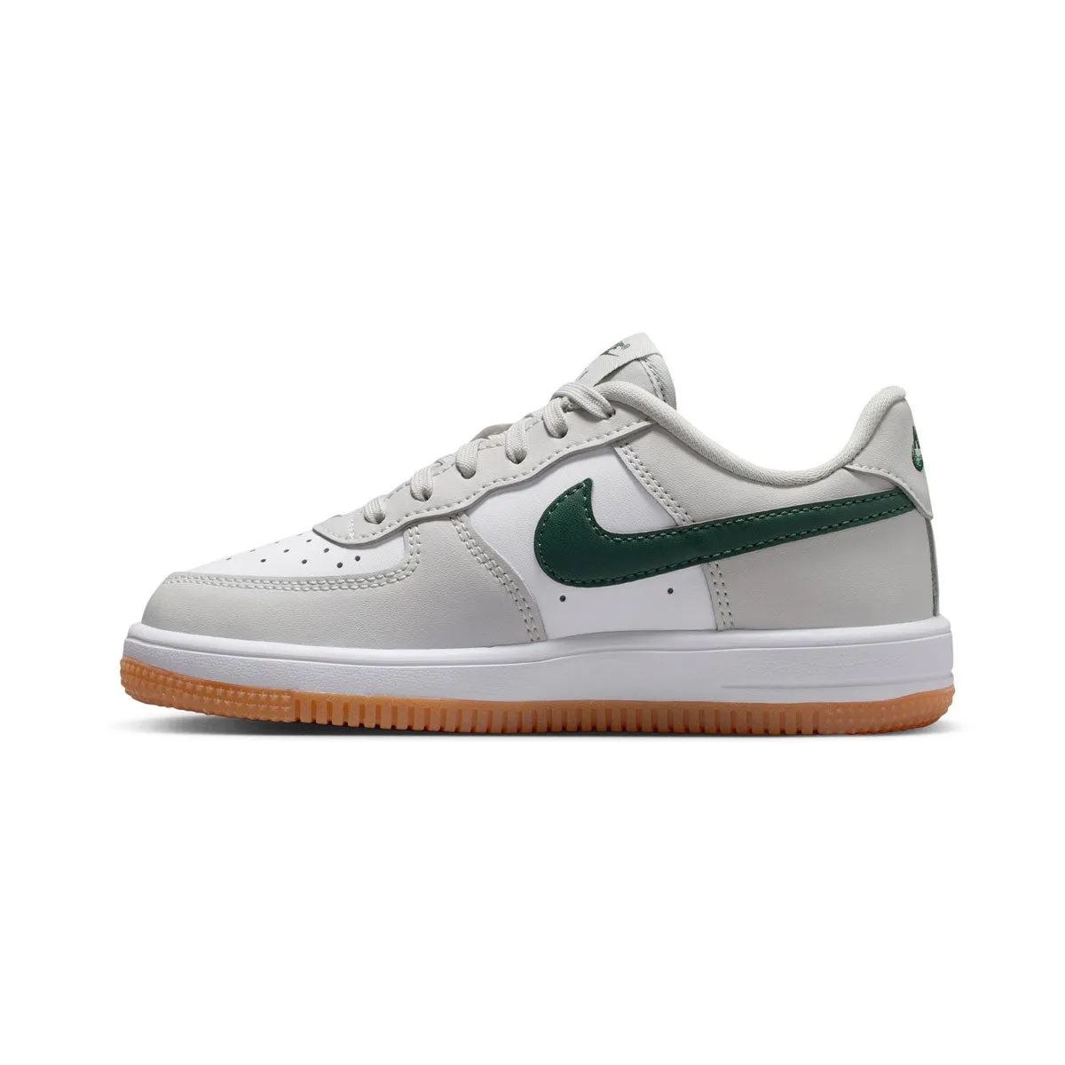 slip-resistant Nike Force 1 Low 'Photon Dust Fir Gum' Little Kids' Shoes