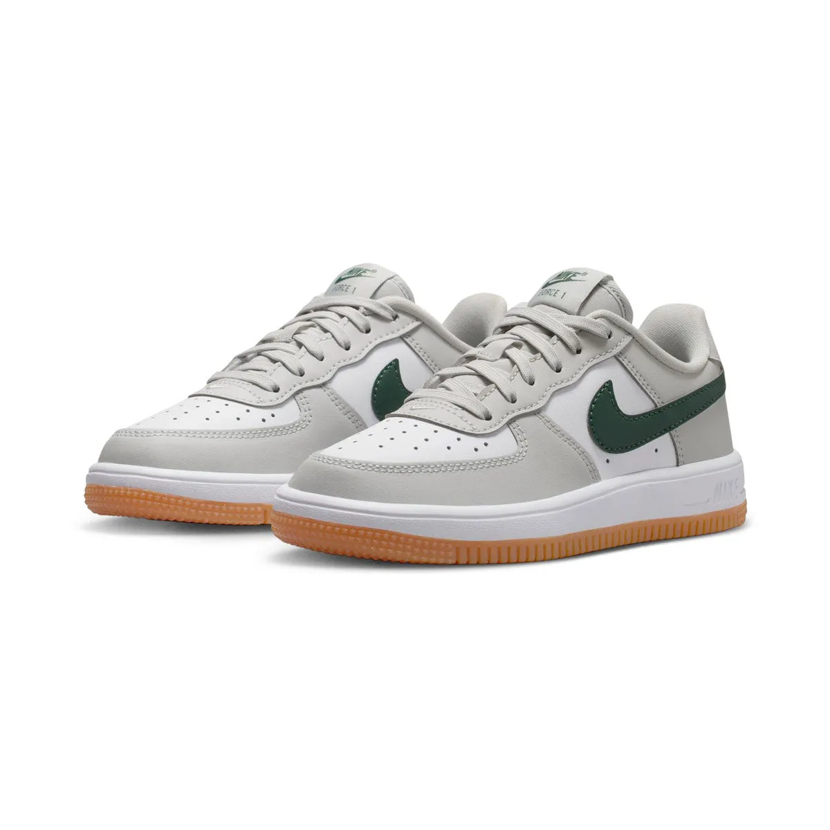 Nike Force 1 Low 'Photon Dust Fir Gum' Little Kids' Shoes Core Flex Energy Returning Midsole