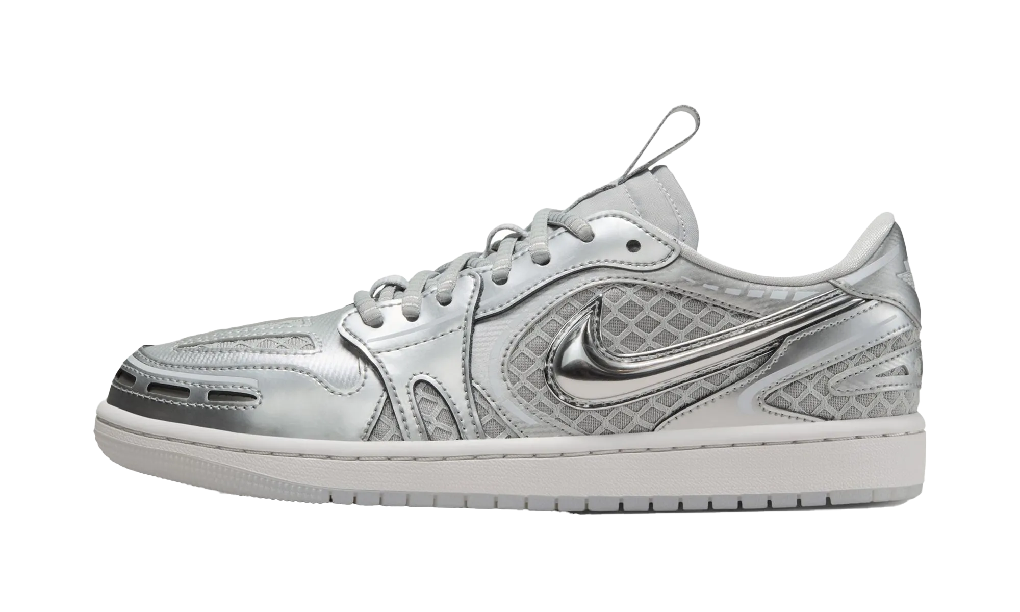 Air Jordan 1 Low Method of Make V3 WMNS "Metallic Silver" Non Irritating Seams
