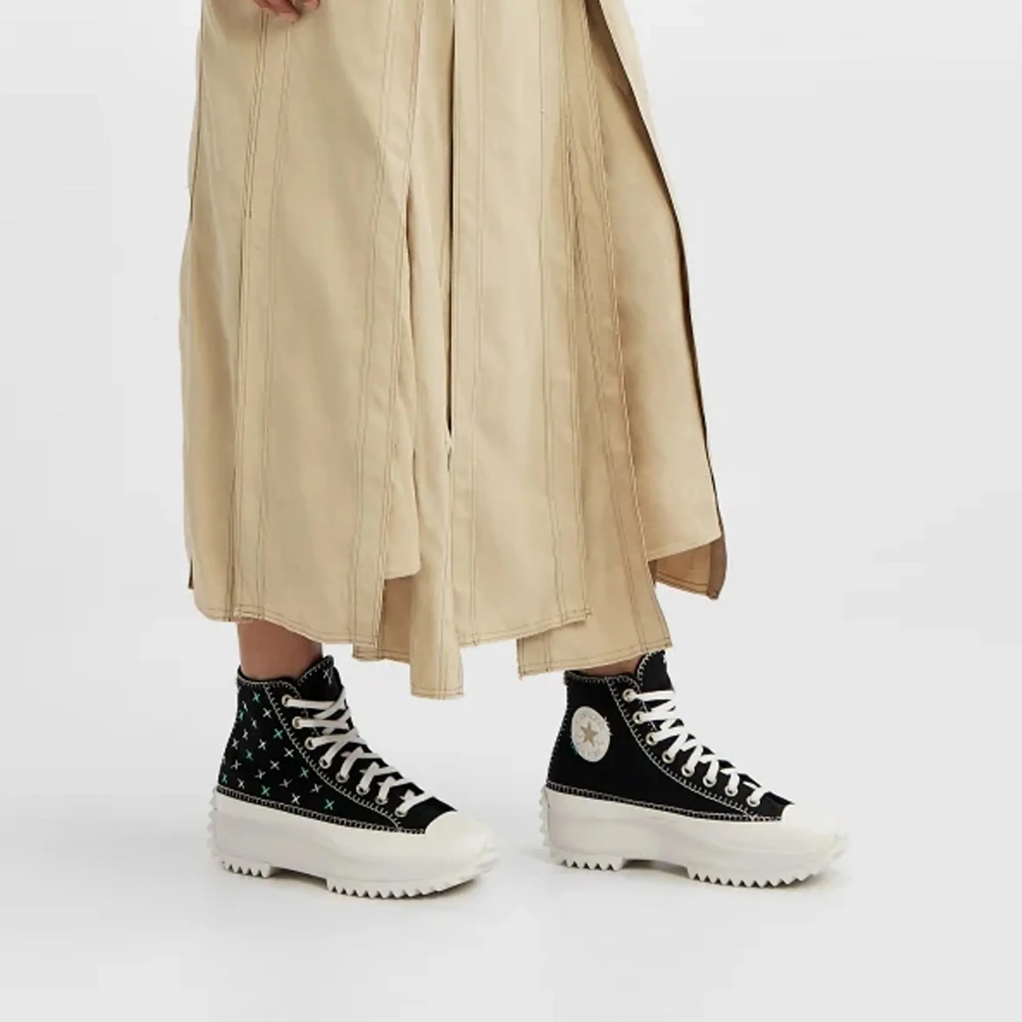 Trail Ready Neutral Control Converse | RUN STAR HIKE PLATFORM CRAFTED STITCHING { BLACK