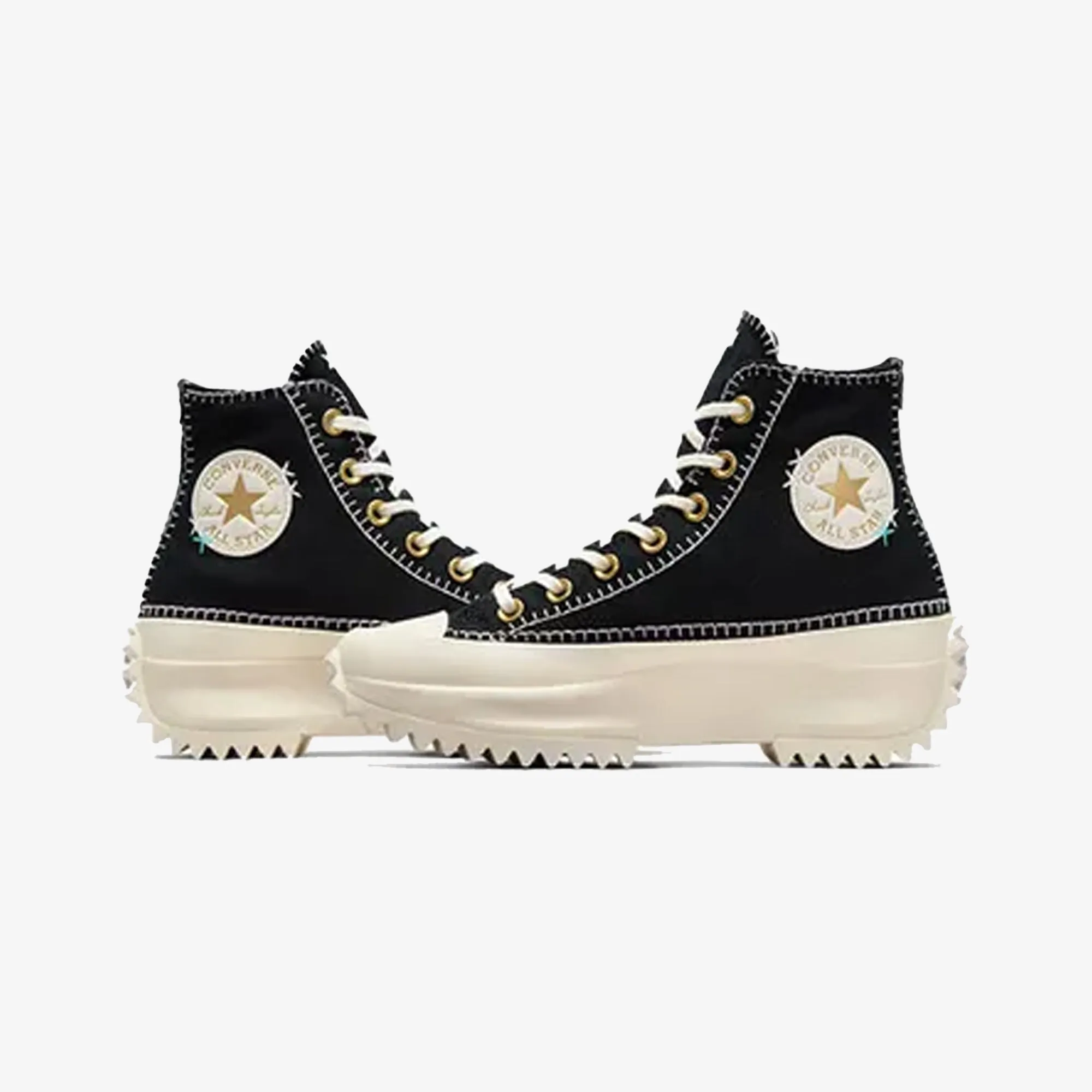 Support Cushion Converse | RUN STAR HIKE PLATFORM CRAFTED STITCHING { BLACK