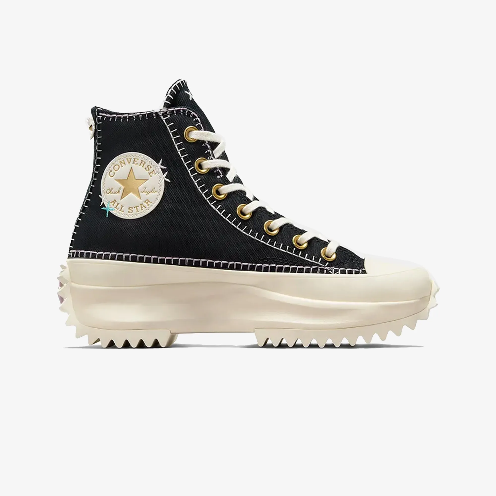 Converse | RUN STAR HIKE PLATFORM CRAFTED STITCHING { BLACK Temperature Regulating Fabric