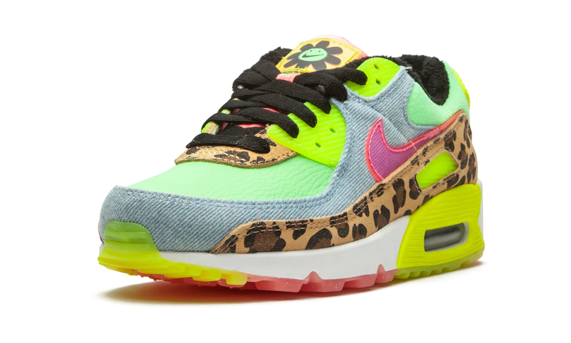W Air Max 90 LX "Denim Leopard Print" budget - friendly shoes