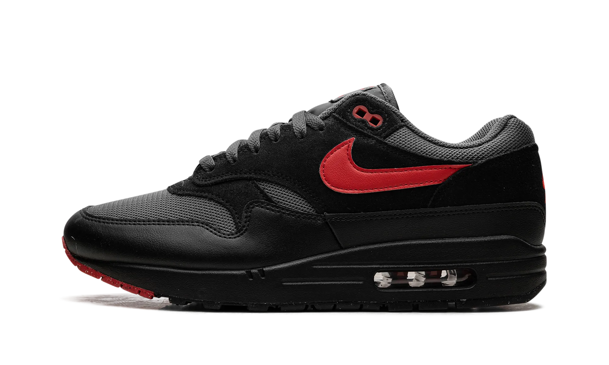 Air Max 1 Essential "Vamps" running in forest