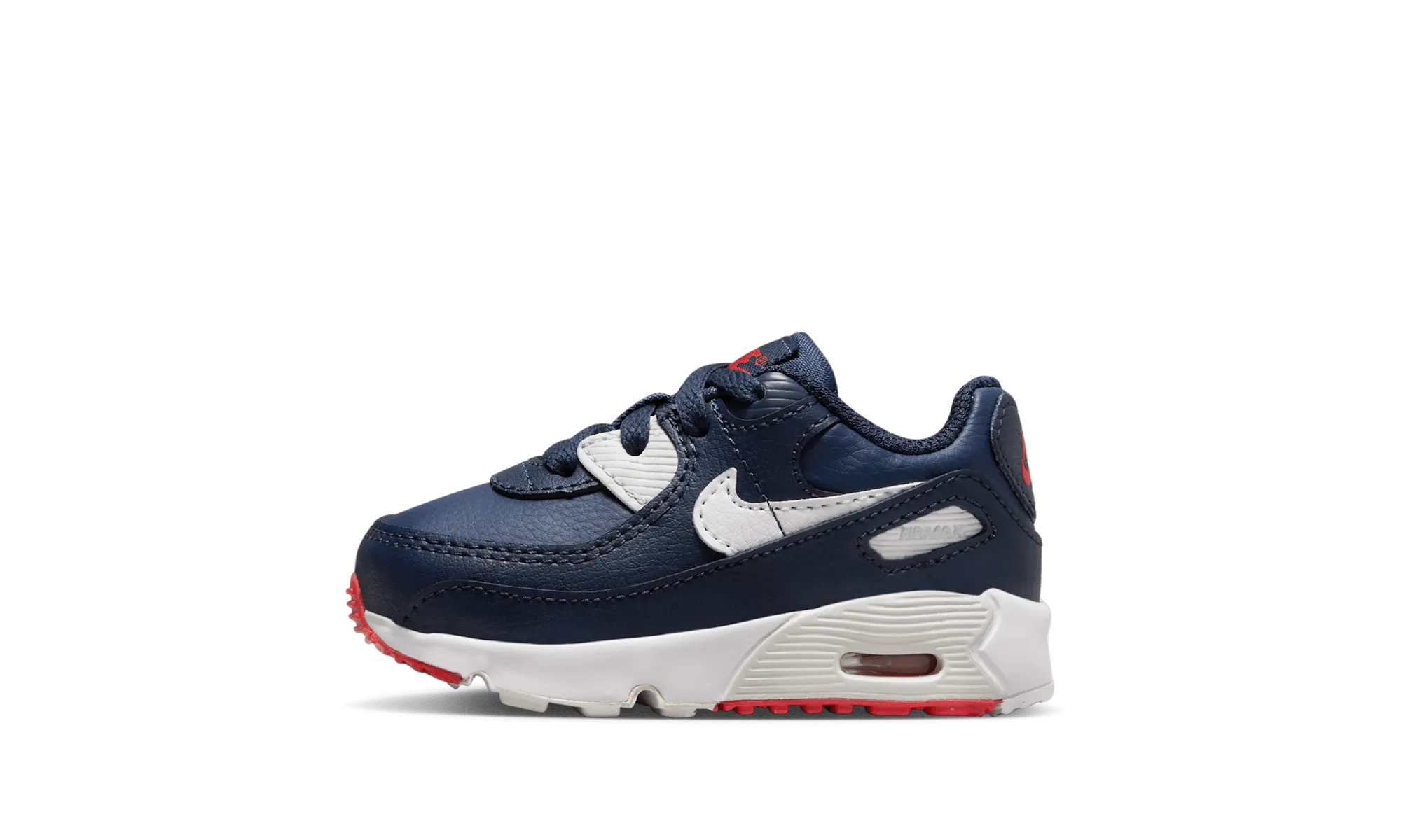 injury - prevention Air Max 90 Leather TD "Obsidian Track Red"