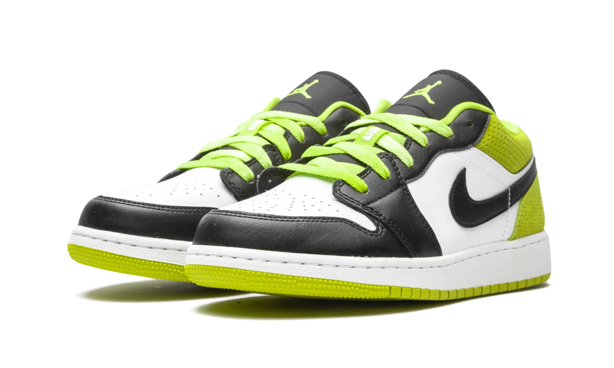 Pull   Tab Air Jordan 1 Low SE GS "Black Cyber"
