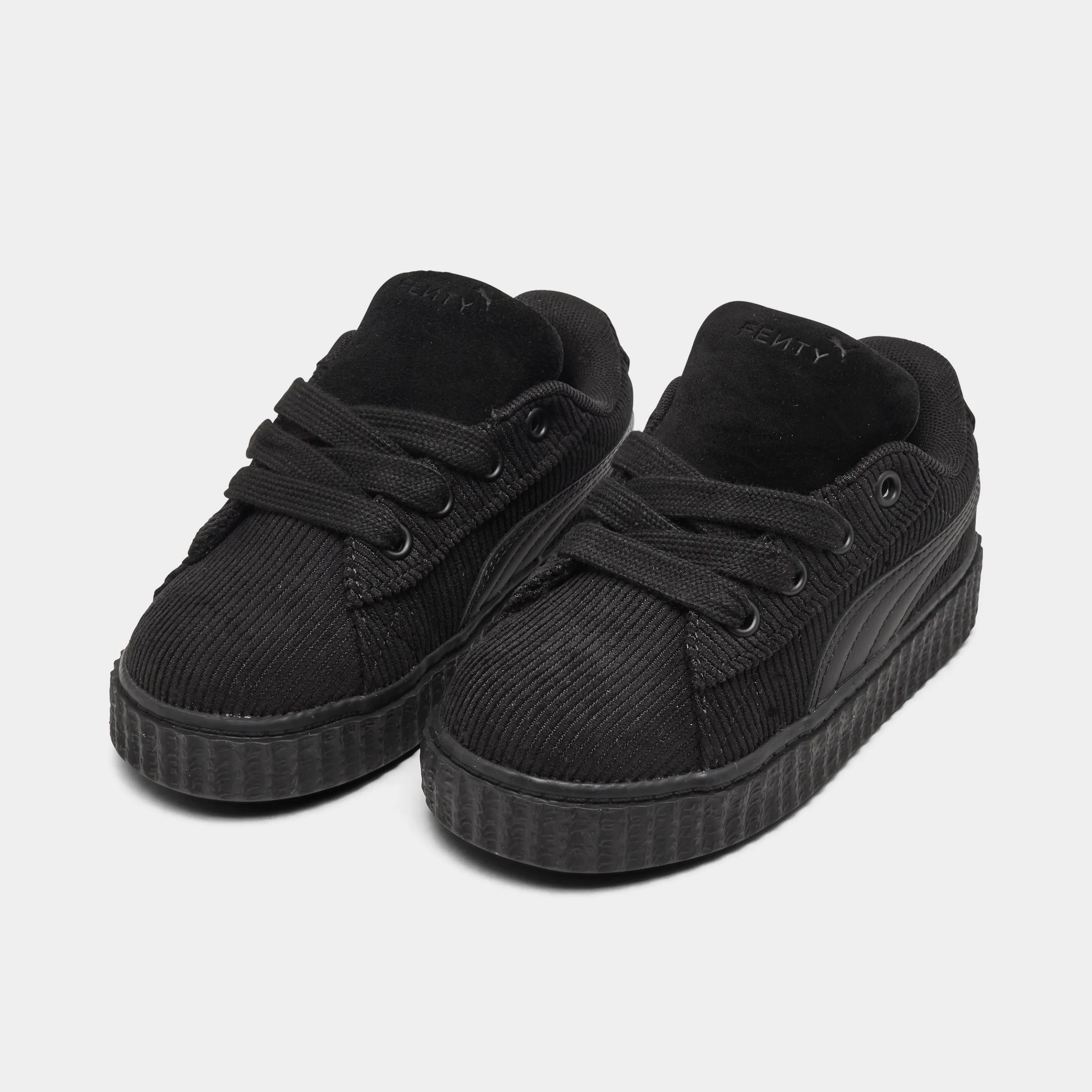 True Comfort PUMA x FENTY Toddlers' Creeper Phatty Corduroy Black / Gold
