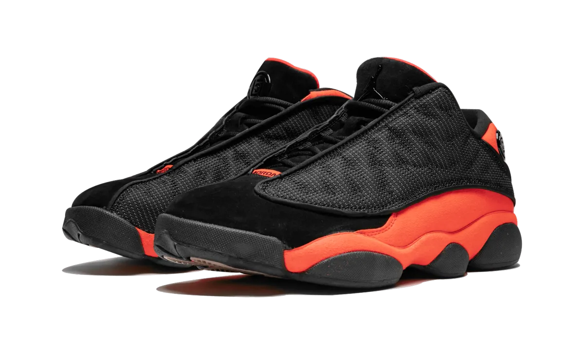 Air Jordan 13 Retro Low NRG/CT "CLOT Black/Infrared" Reflective Detailing Athletic Appeal