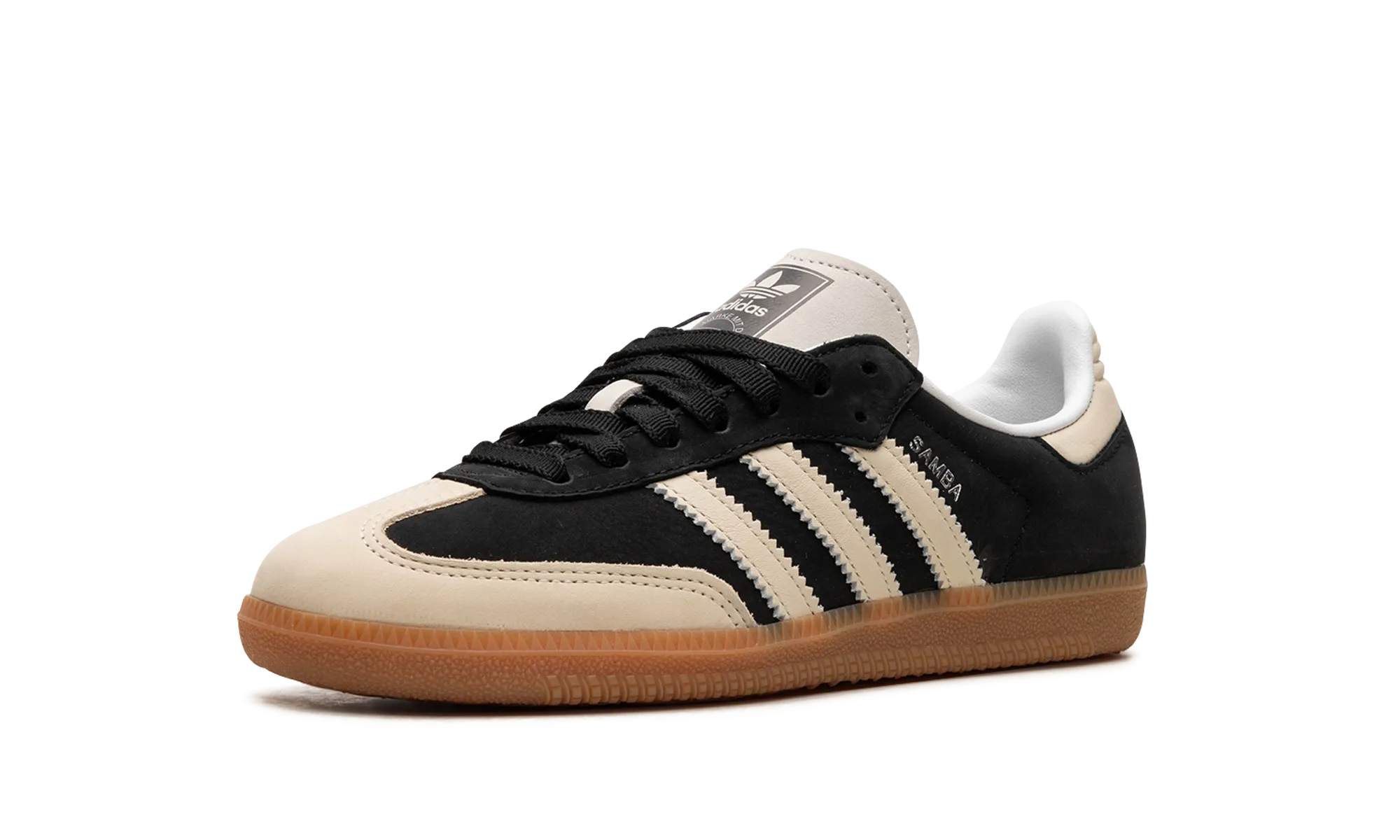 SAMBA WMNS "Core Black / Wonder White" Bus stop Sleek Style