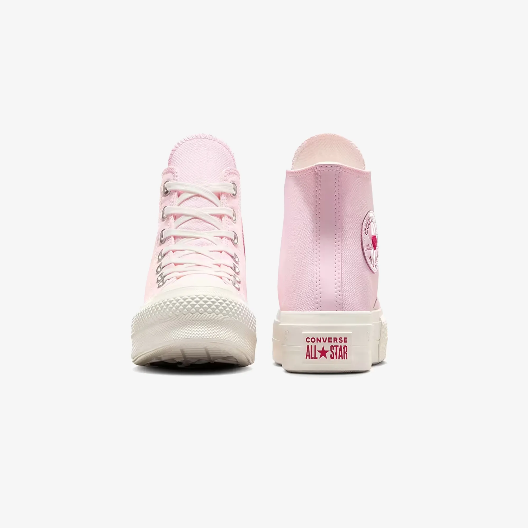 Converse | CHUCK TAYLOR ALL STAR LIFT PLATFORM HEARTS { PINK Modern sole